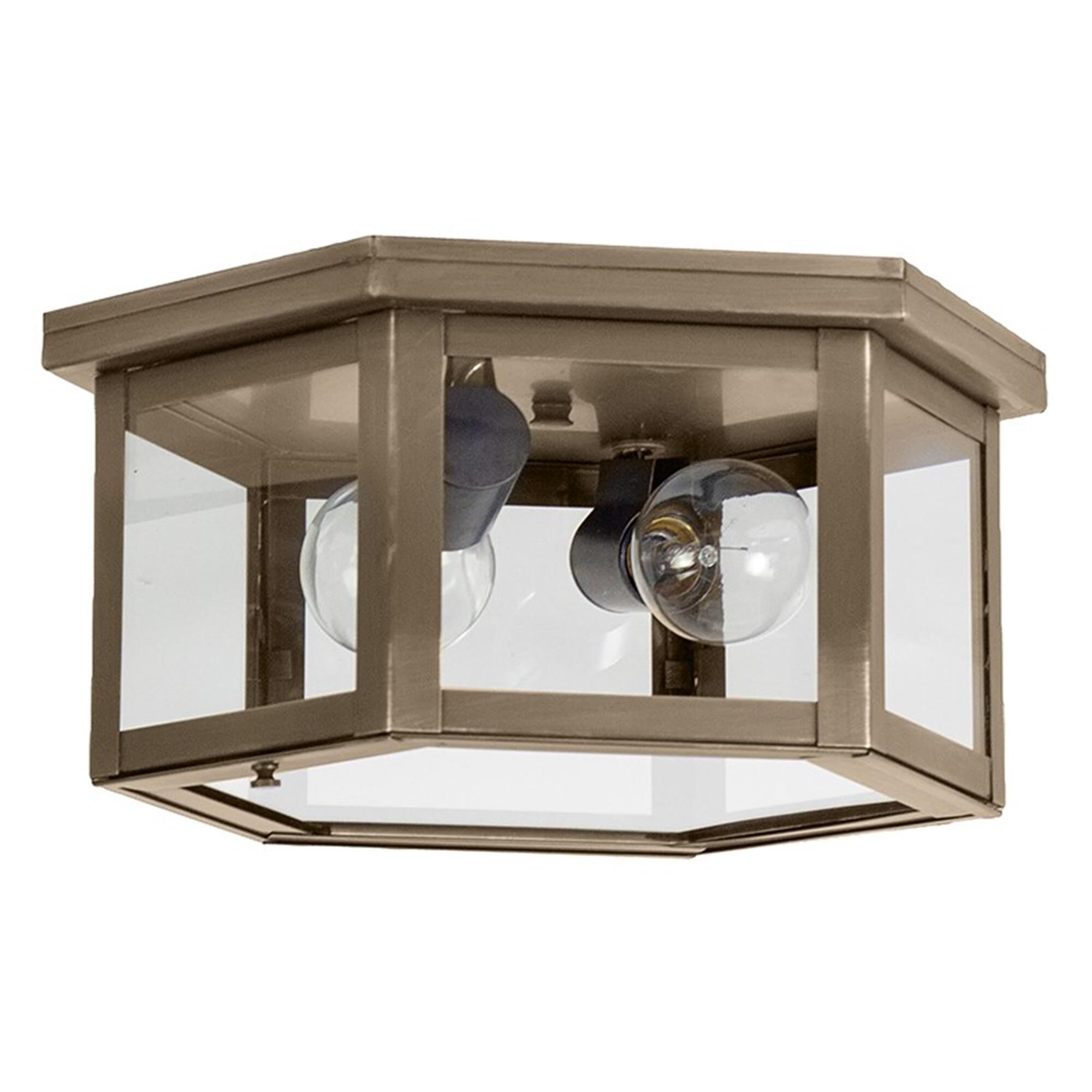 Williams 13 Inch 2 Light Outdoor Flush Mount,