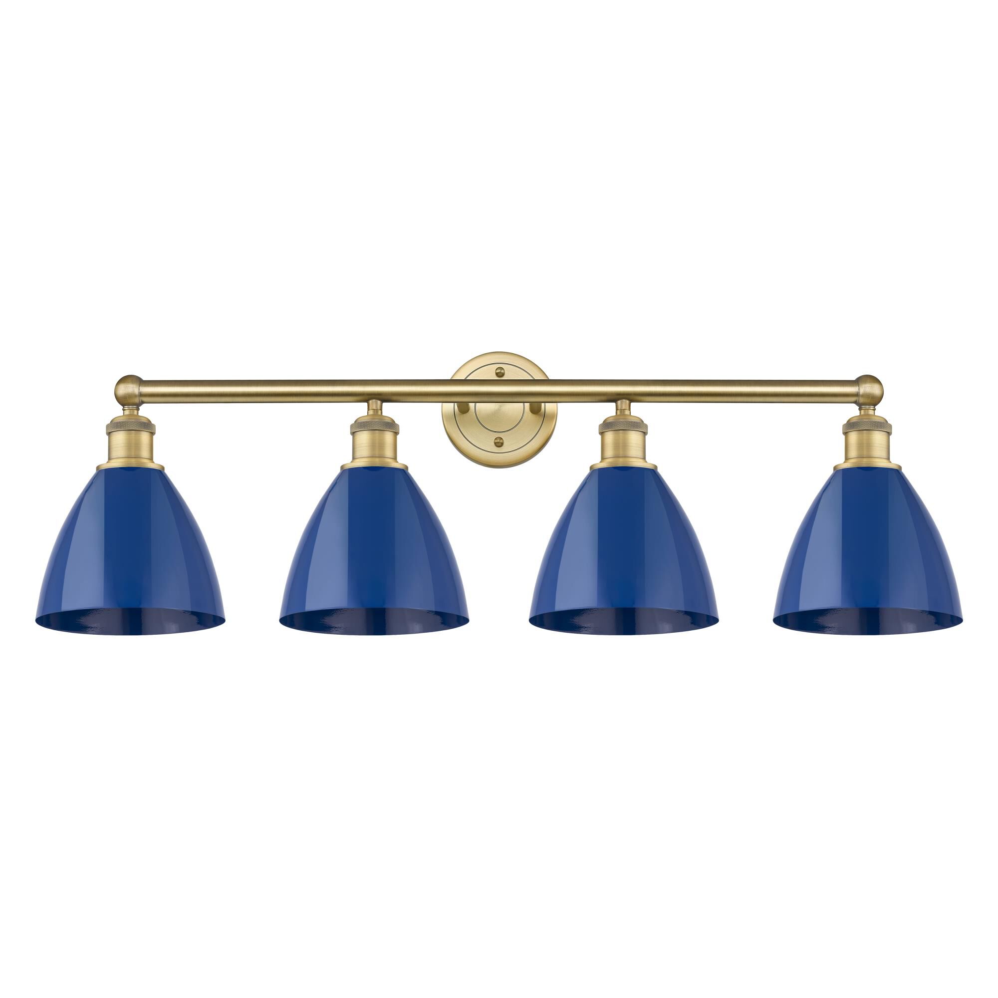 Bruno Marashlian Plymouth Dome 34 Inch 4 Light Bath Vanity Light by Innovations Lighting