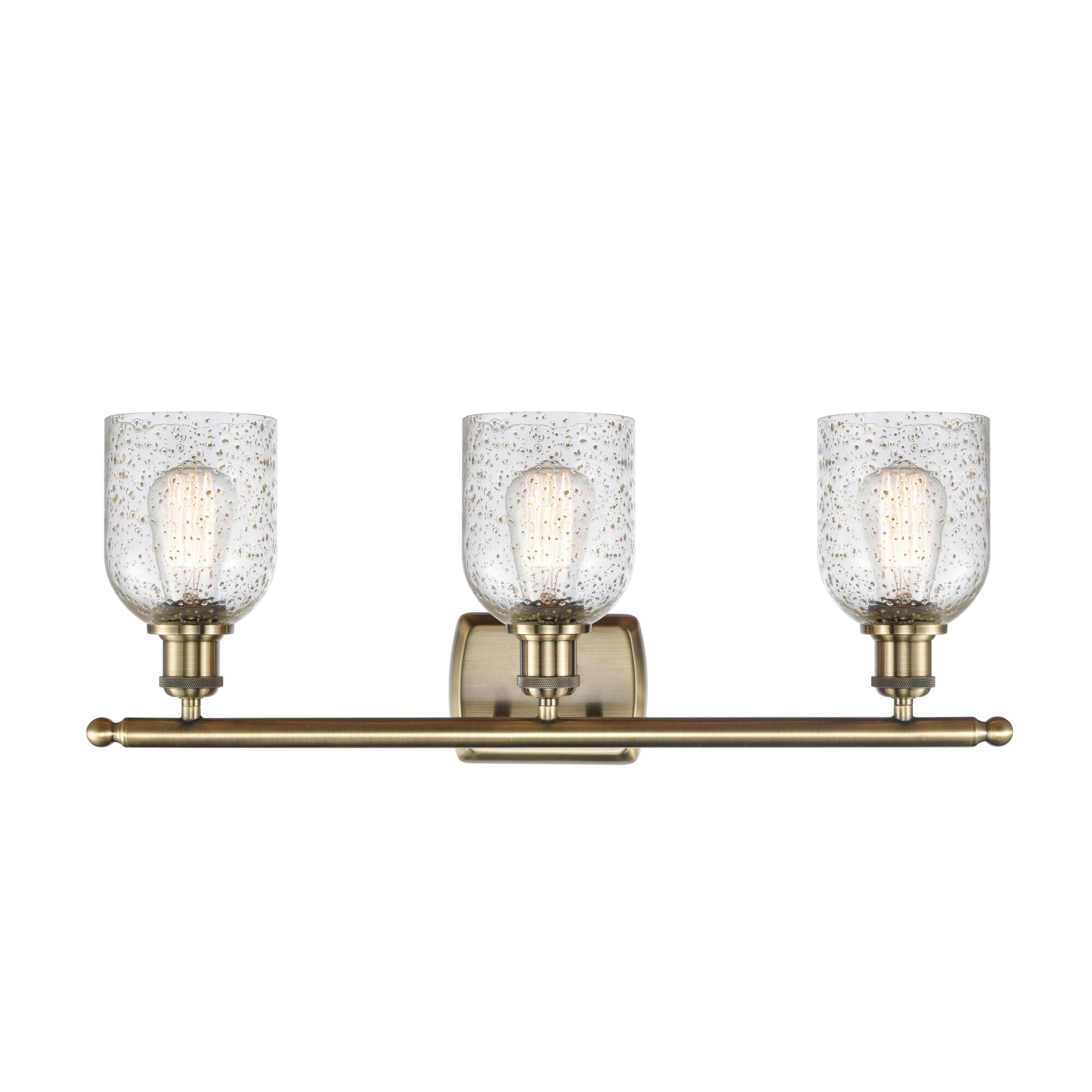 Shown in Antique Brass finish and Mica glass