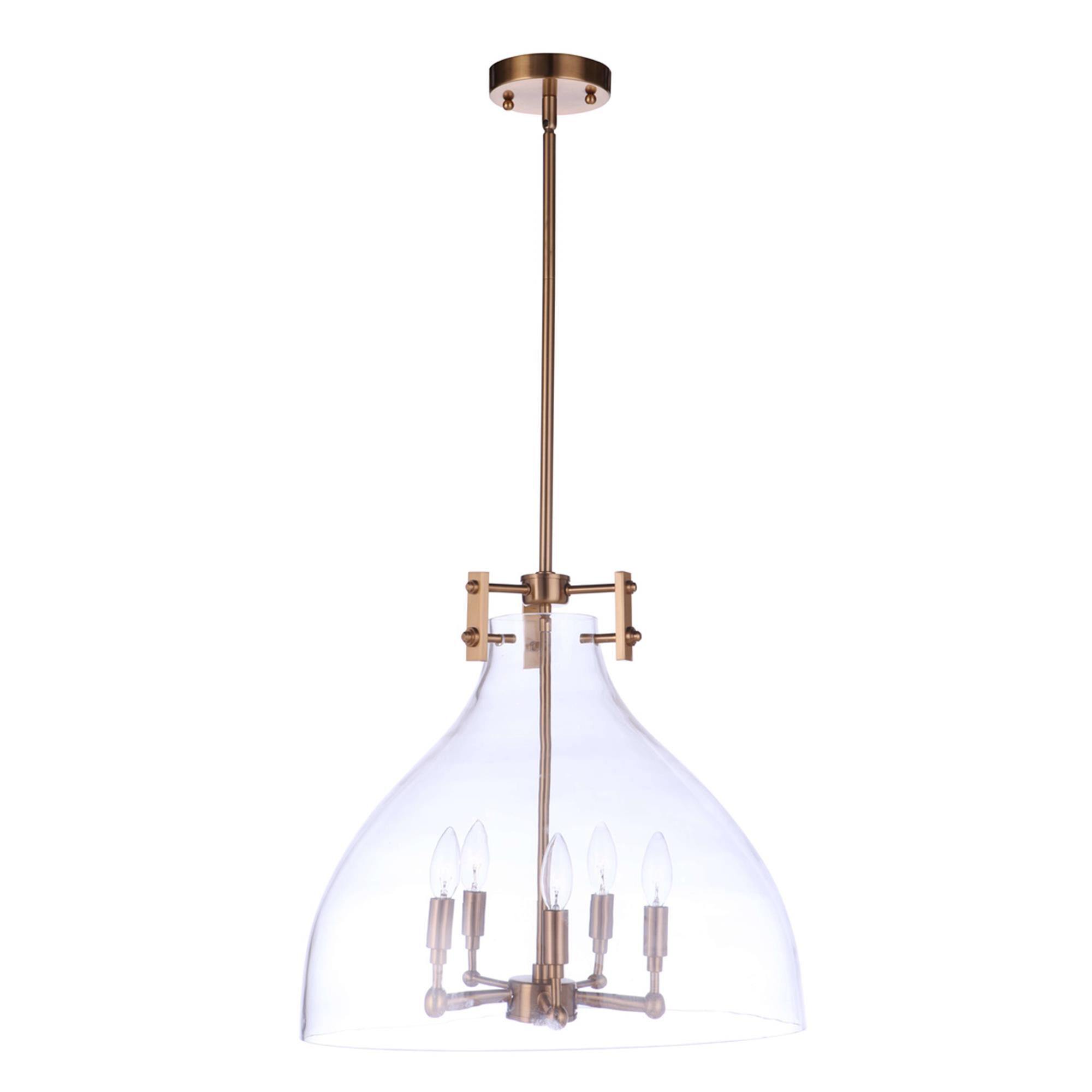 Shown in Satin Brass finish