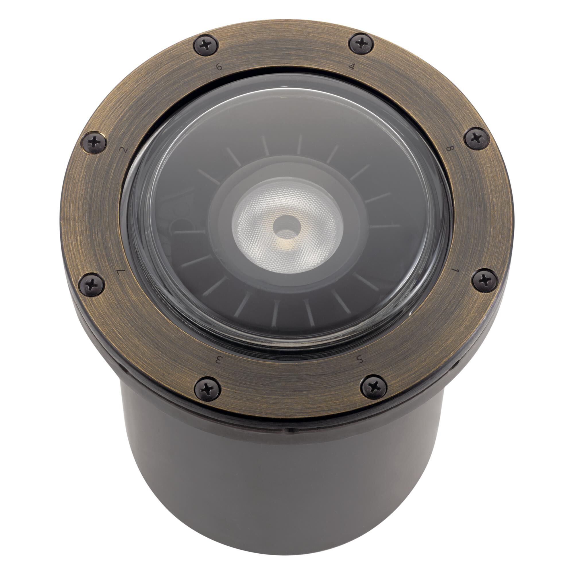 Shown in Centennial Brass finish and Clear glass