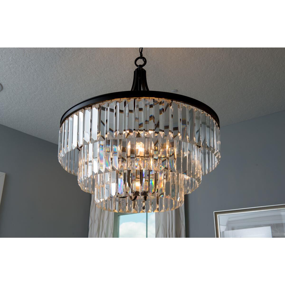 Glimmer 28 Inch 6 Light Chandelier by Progress Lighting