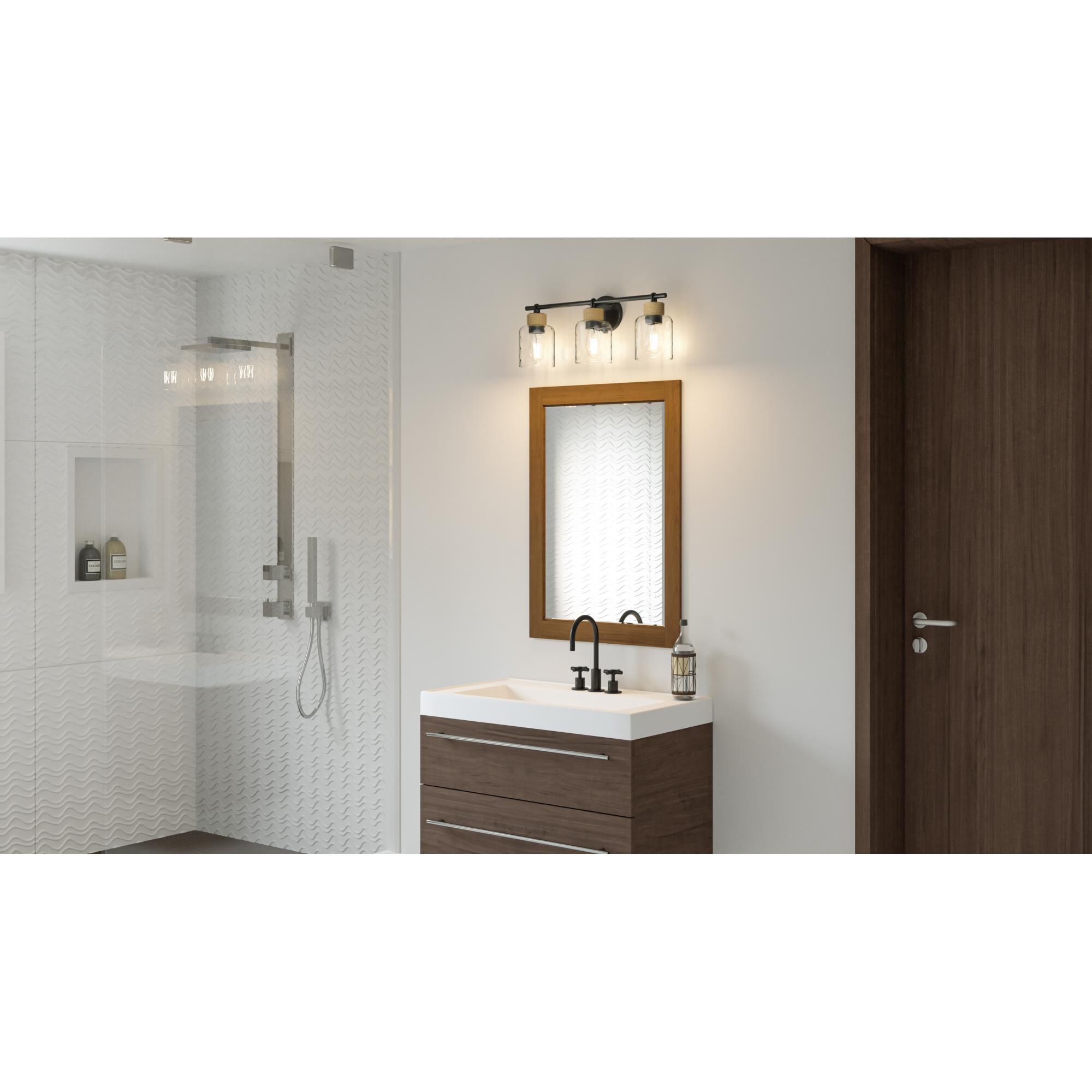 Baltic 24 Inch 3 Light Bath Vanity Light by Quoizel