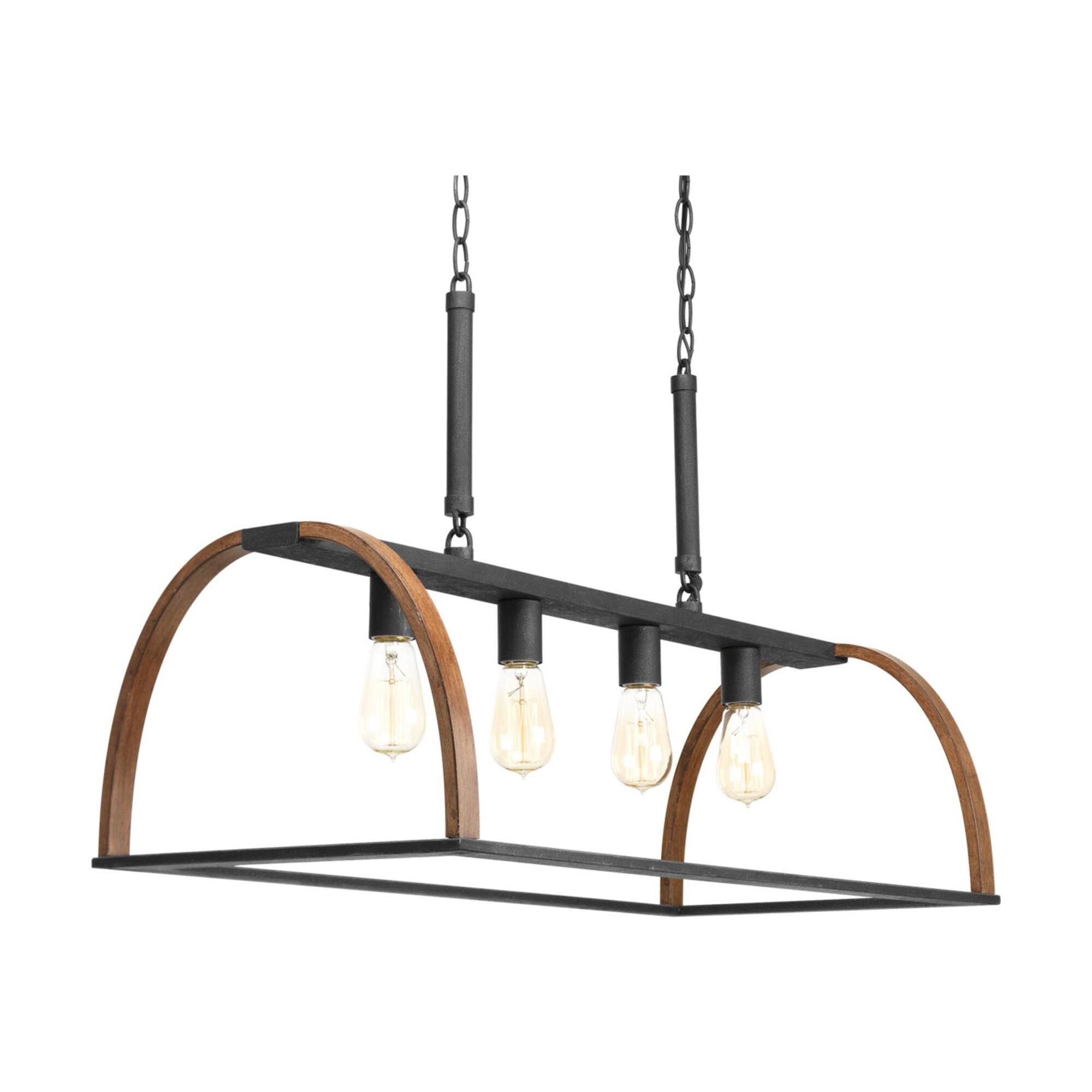 Trestle 15 Inch 4 Light Linear Suspension Light by Progress Lighting