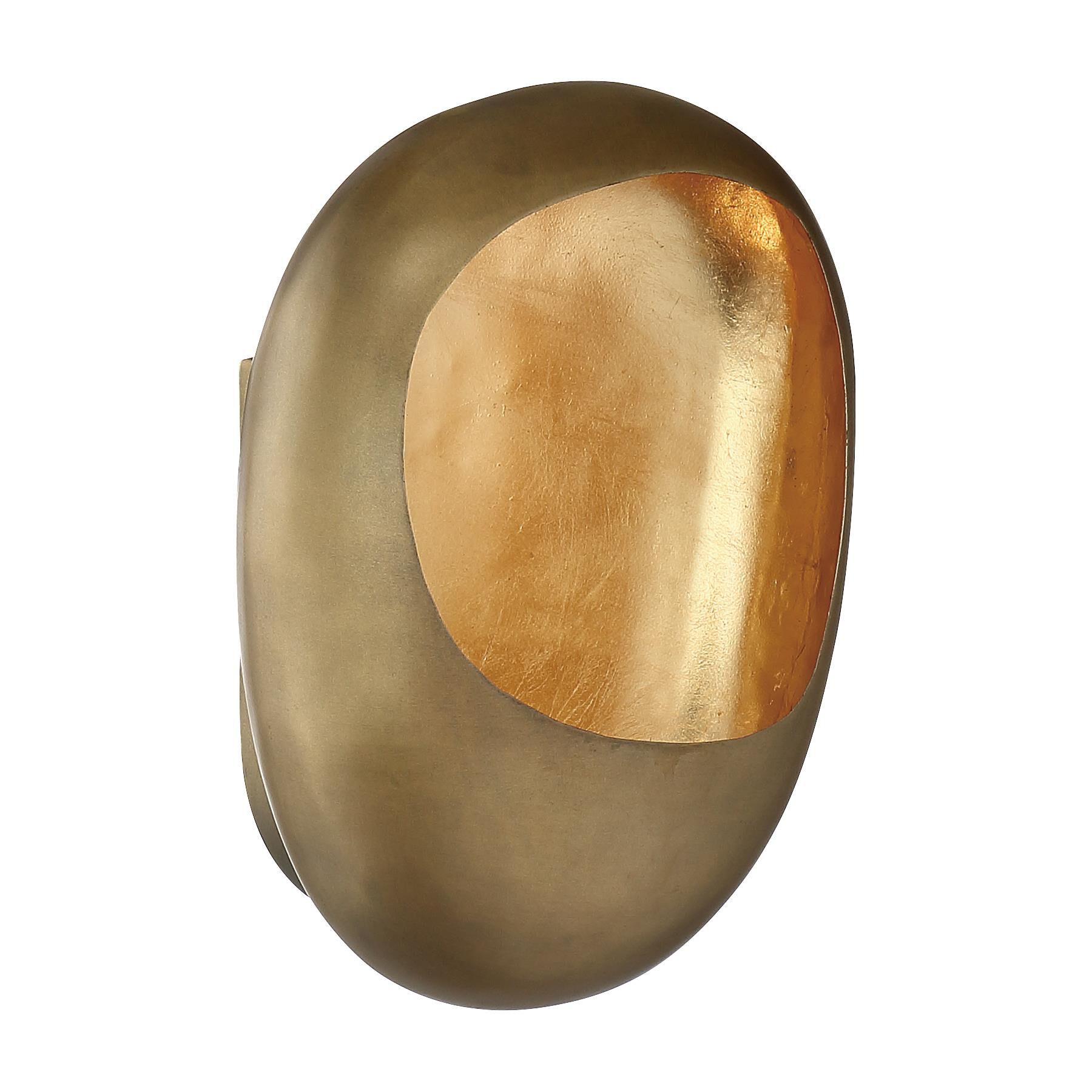 Shown in Antique Brass with Gold Leaf finish