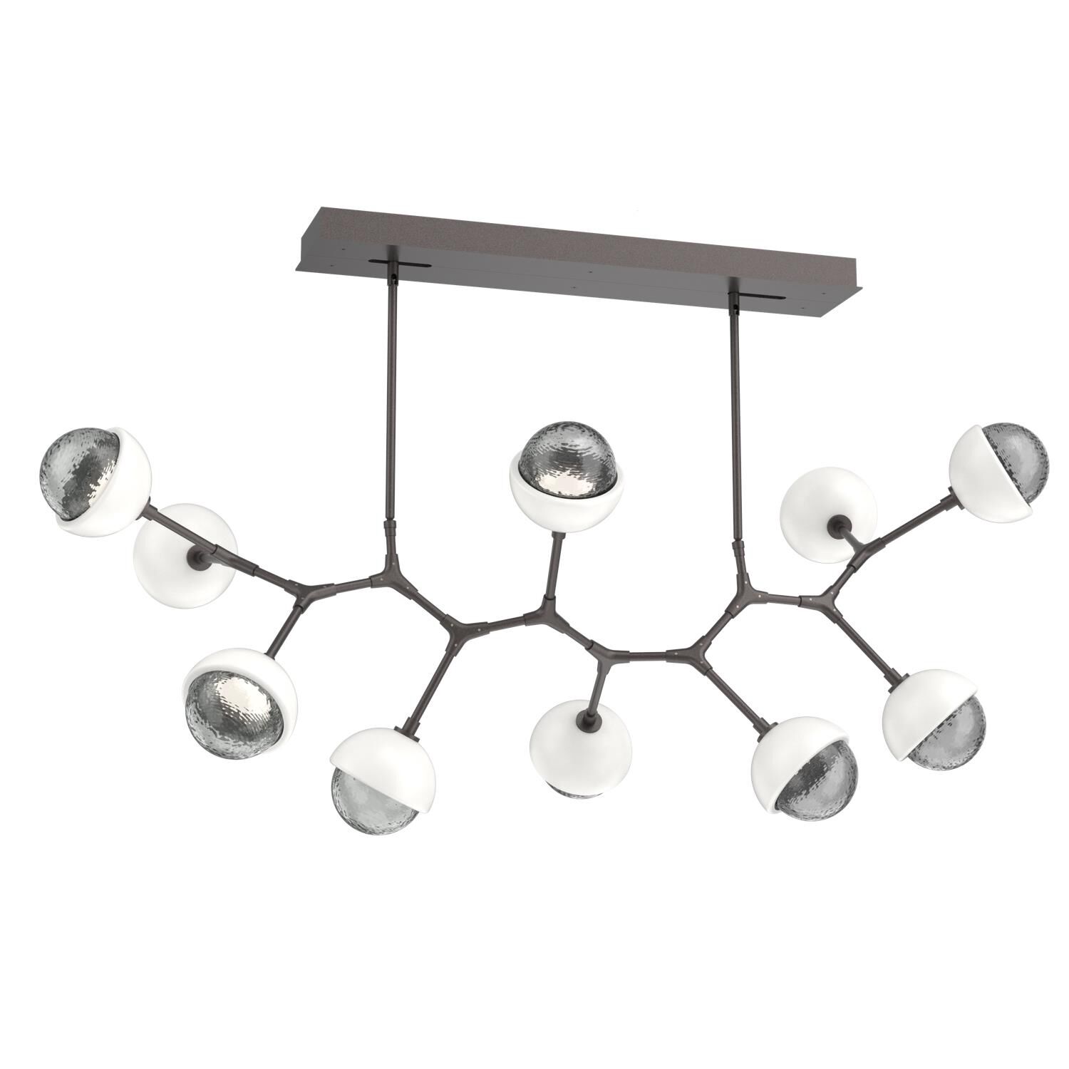 Levi Wilson Cabochon 56 Inch Linear Suspension Light by Hammerton Studio