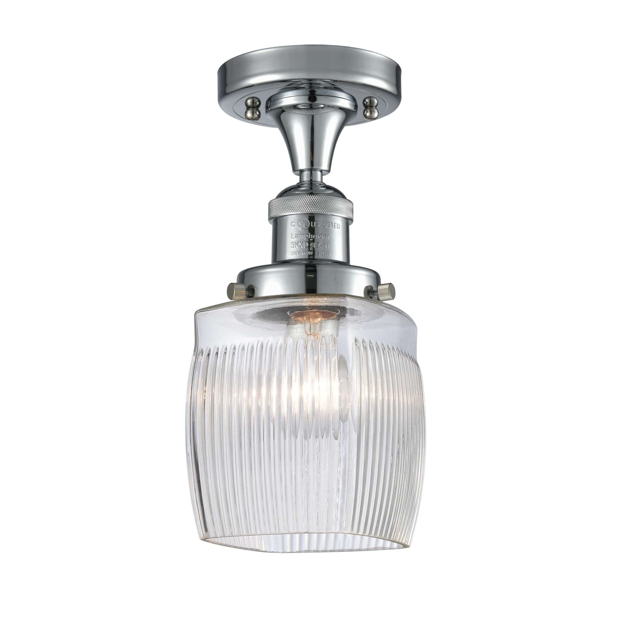 Bruno Marashlian Colton 5 Inch 1 Light Semi Flush Mount by Innovations Lighting