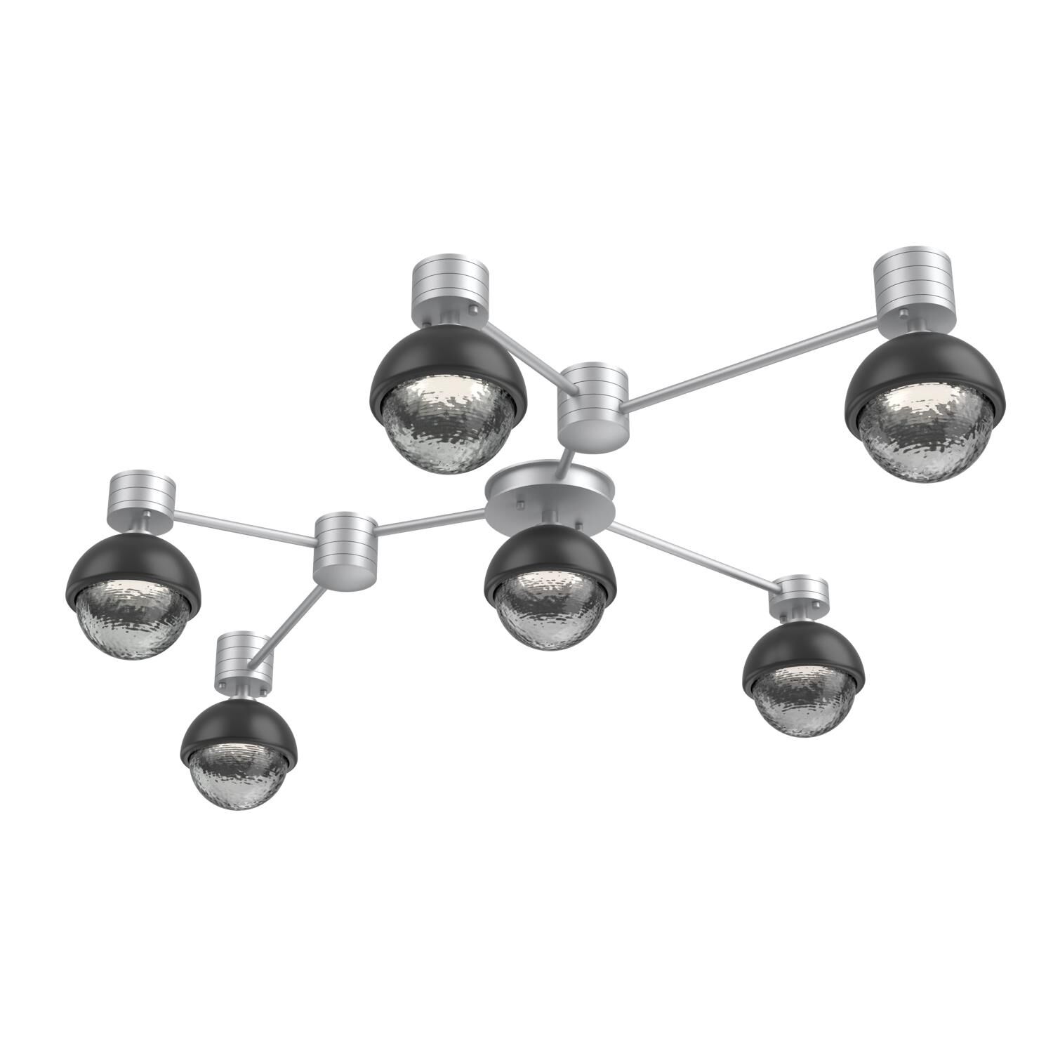 Shown in Classic Silver finish and Smoke glass and Matte Black accent