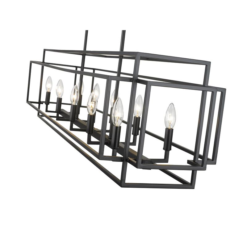 Titania 54 Inch 10 Light Linear Suspension Light by Z-Lite