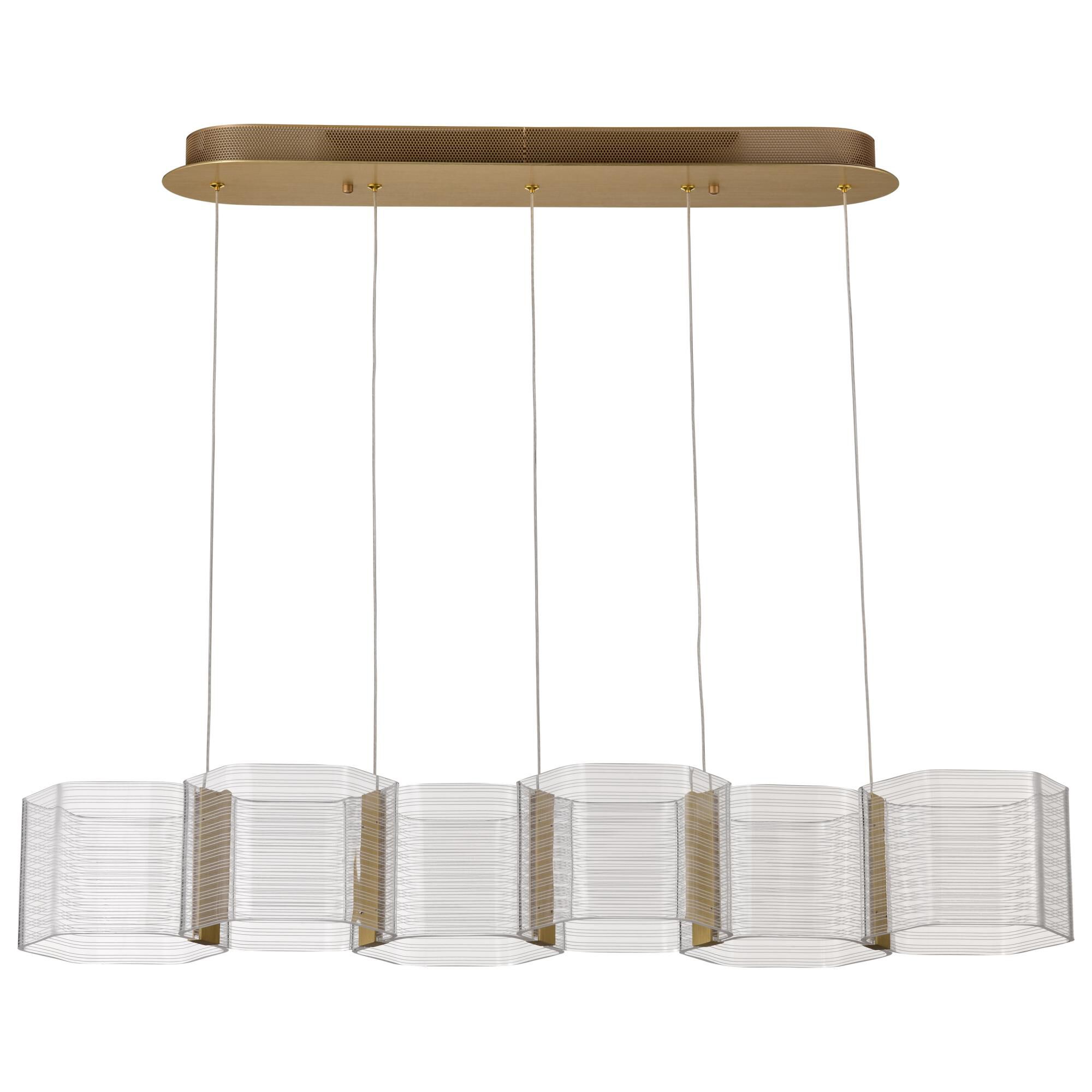 Kenzo 37 Inch Linear Suspension Light by Nuvo Lighting
