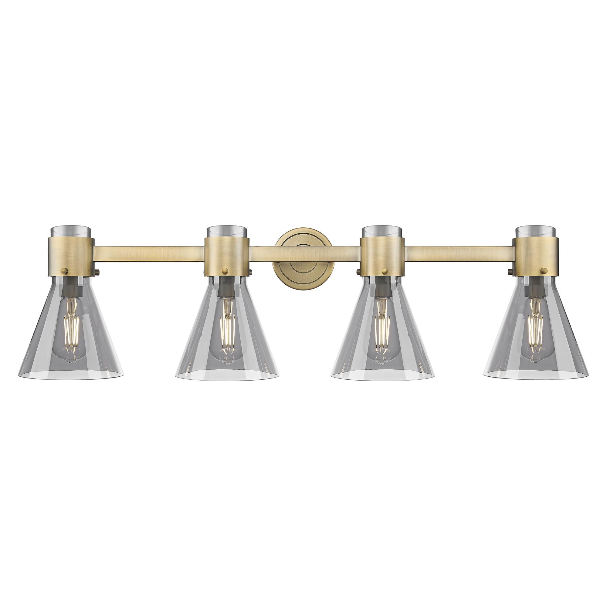 Bruno Marashlian Lawton Cone 34 Inch Bath Vanity Light by Innovations Lighting