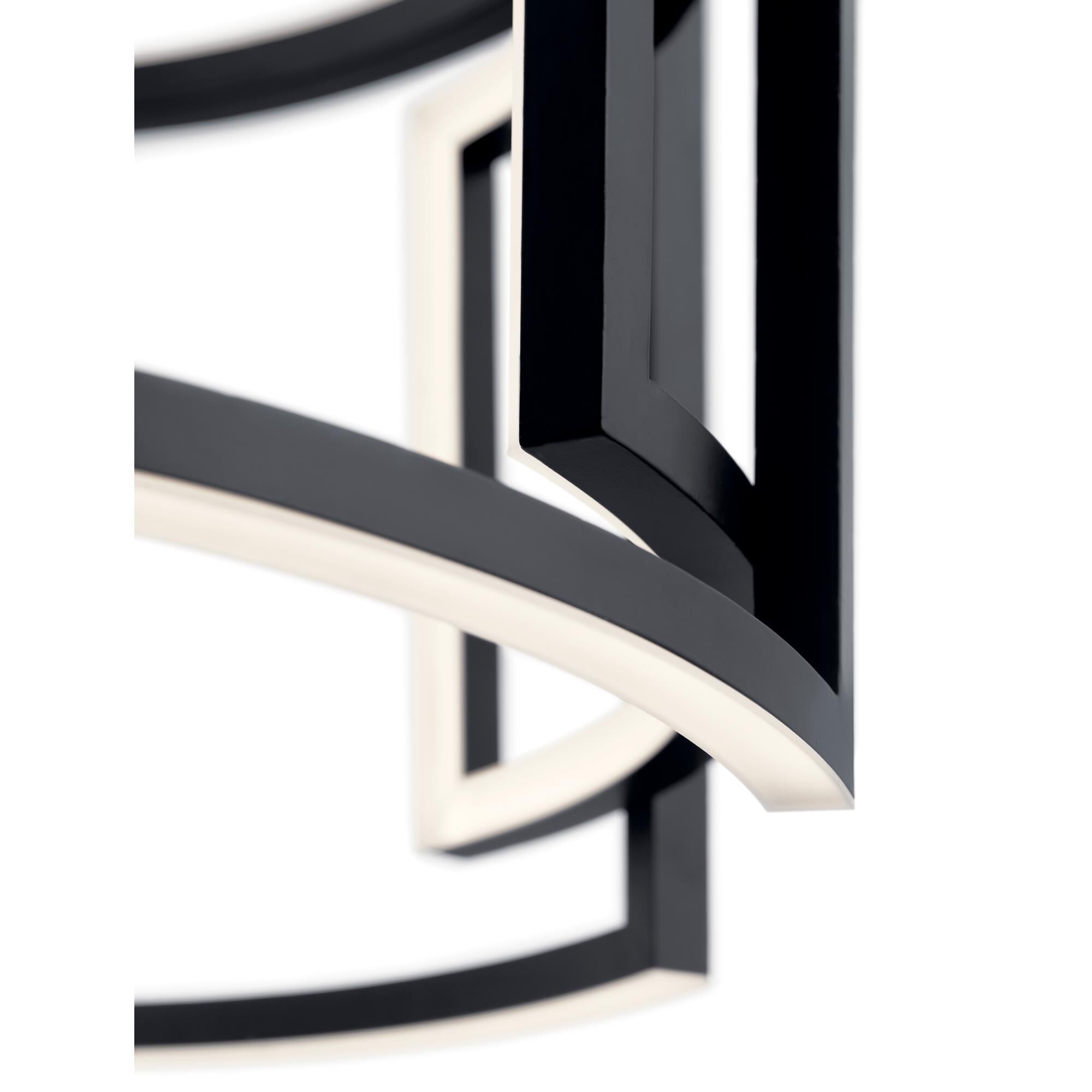 Shown in Black finish and White Polycarbonate shade