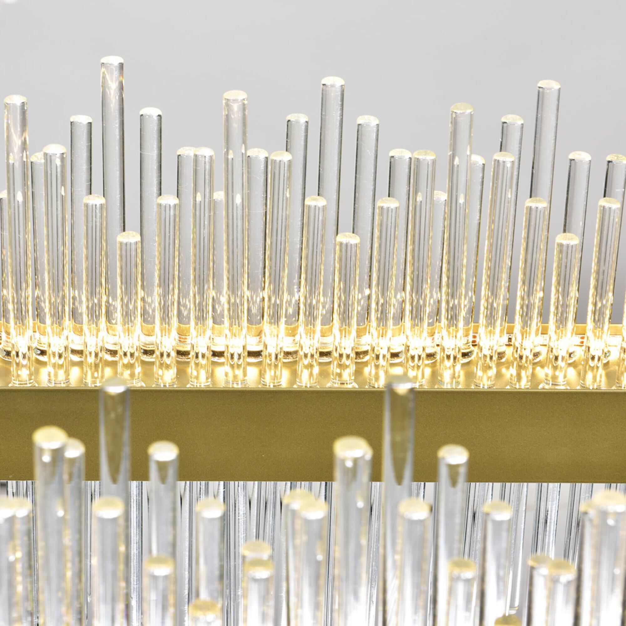 Shown in Medallion Gold finish and K9 Clear crystal