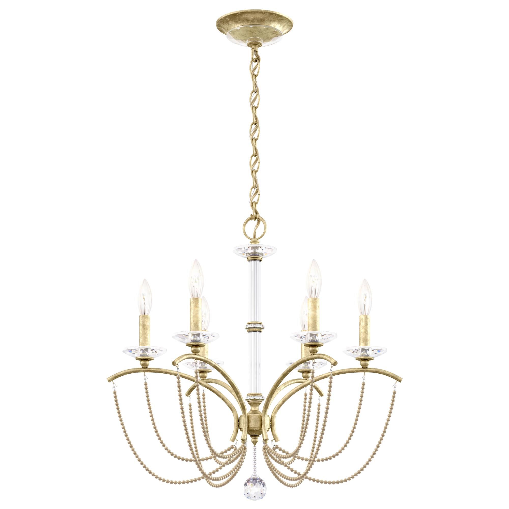 Priscilla 6 Light Chandelier by Schonbek