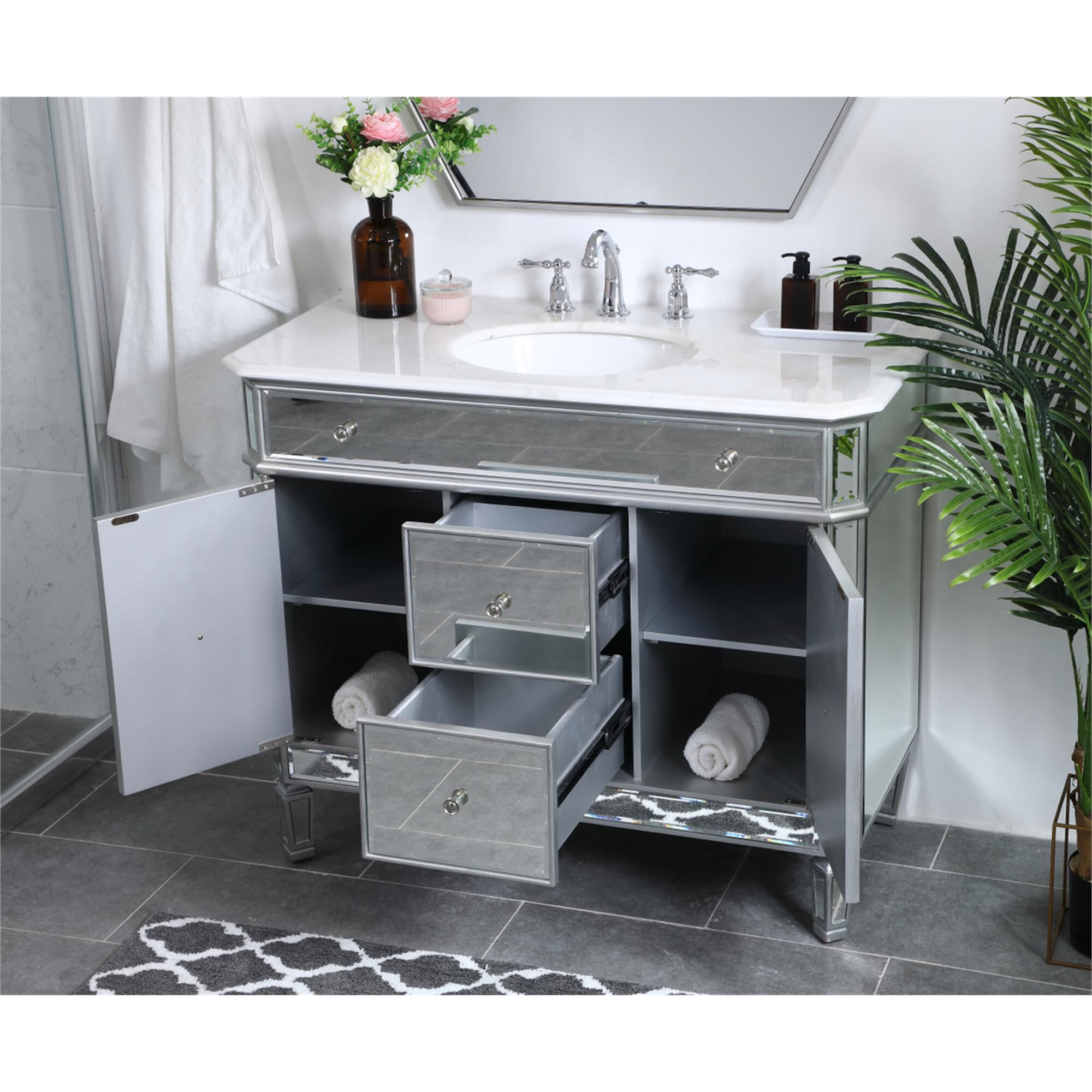 Camille Bath Vanity by Elegant Decor