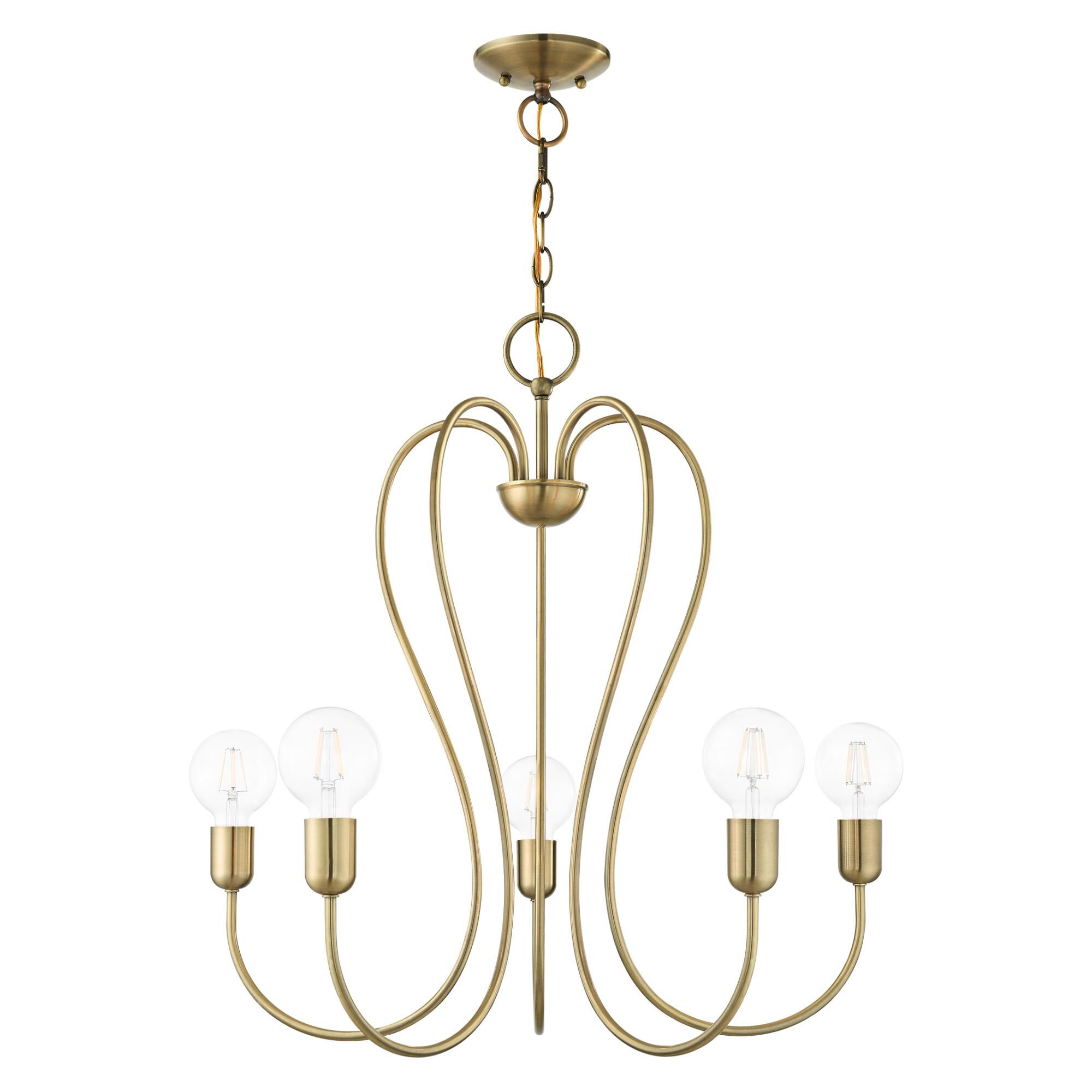 Shown in Antique Brass finish