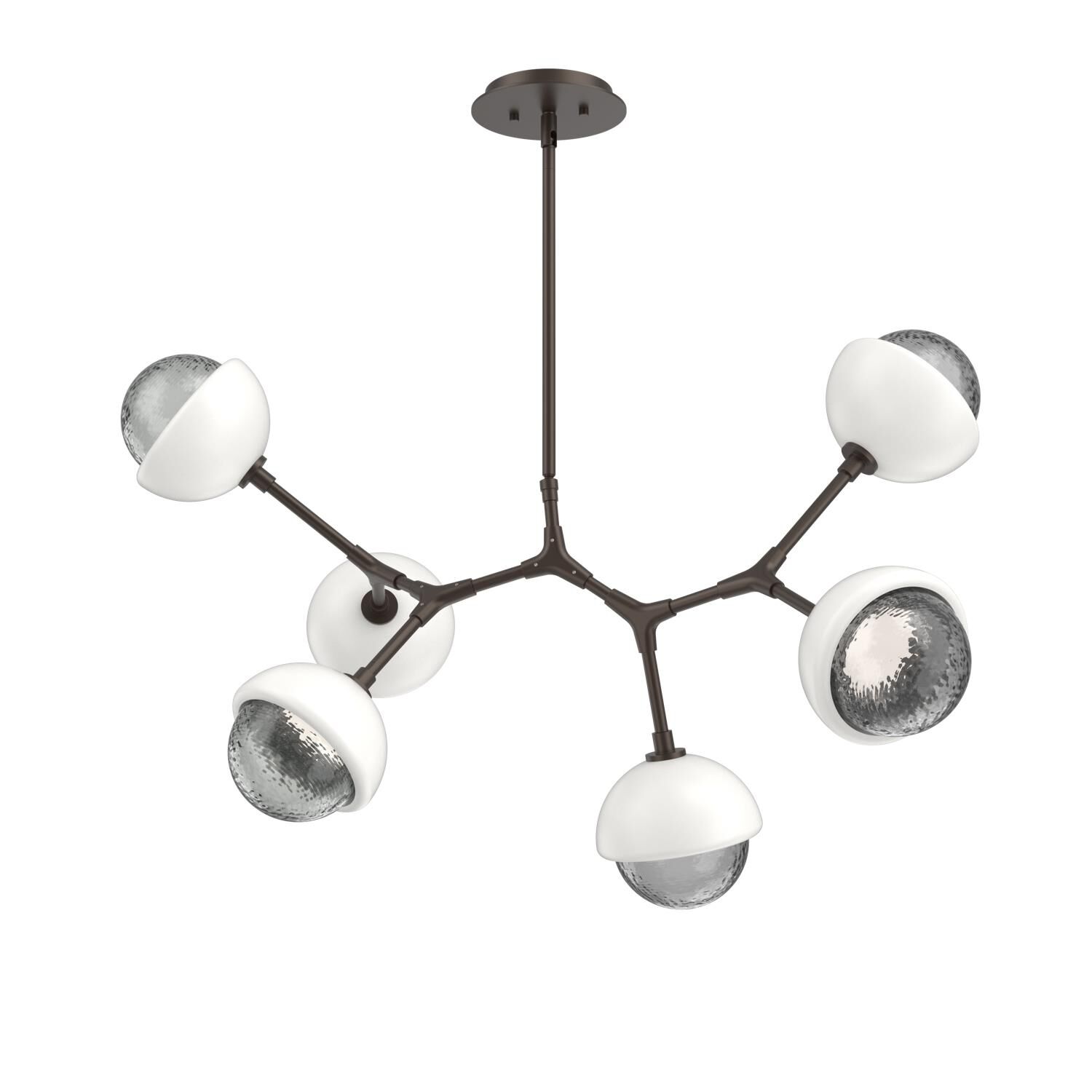 Shown in Flat Bronze finish and Smoke glass and Salt White accent
