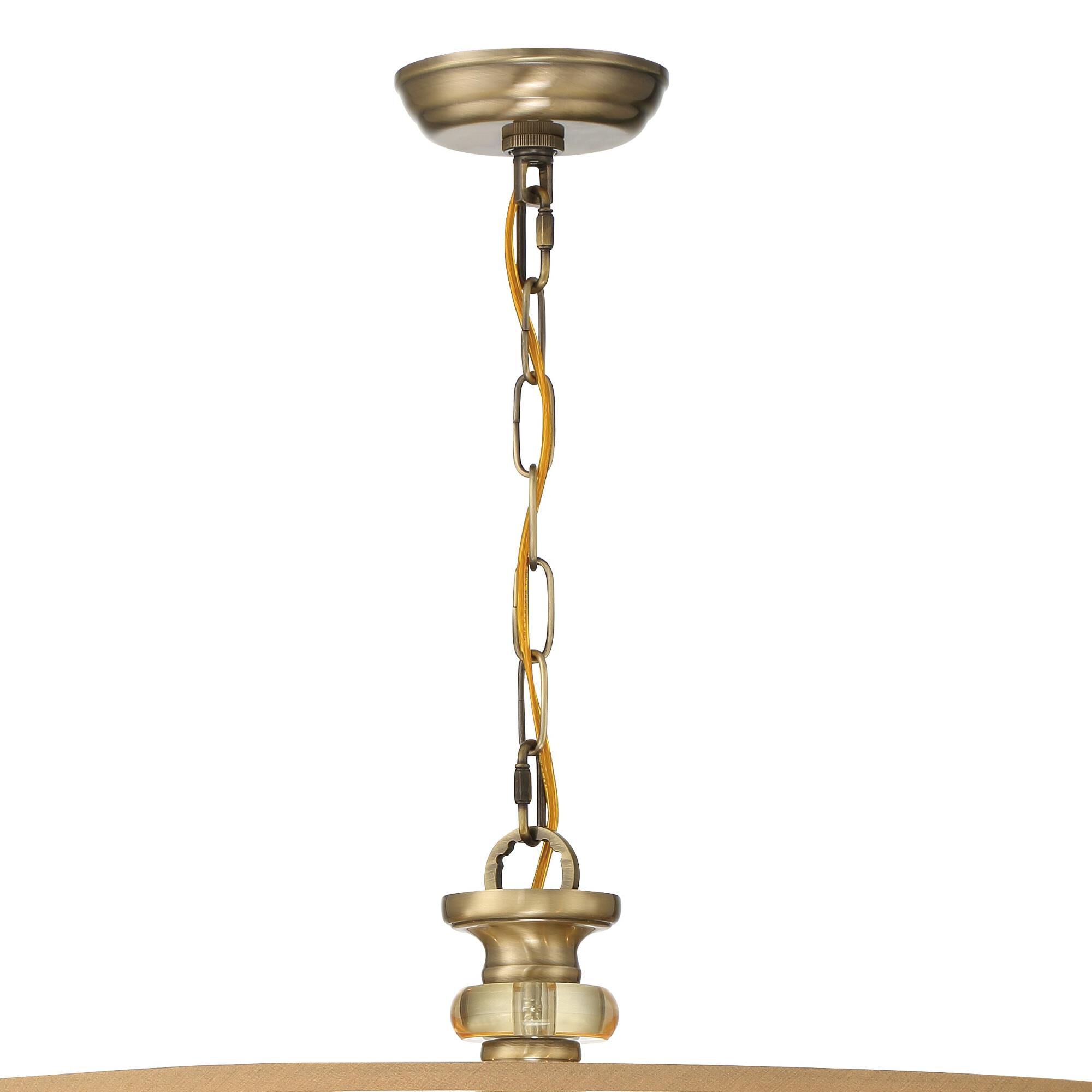 Hampton 24 Inch 5 Light Chandelier by Crystorama