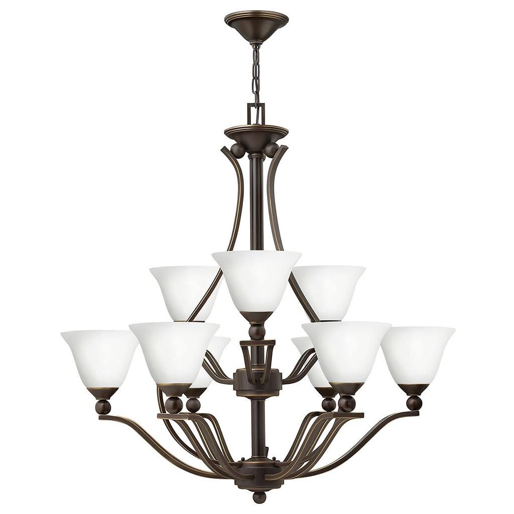 Bolla 35 Inch 9 Light Chandelier by Hinkley Lighting
