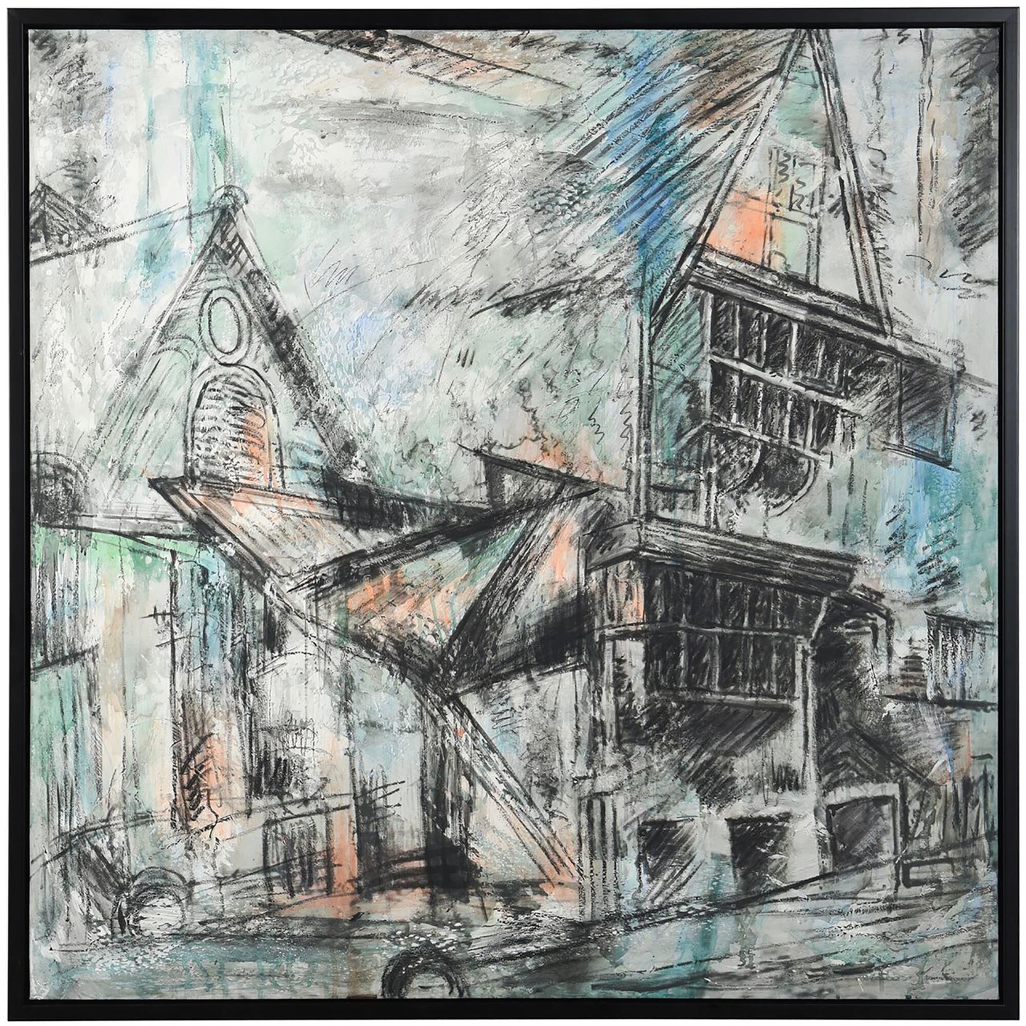 Streetside Sketch Painting by Stylecraft