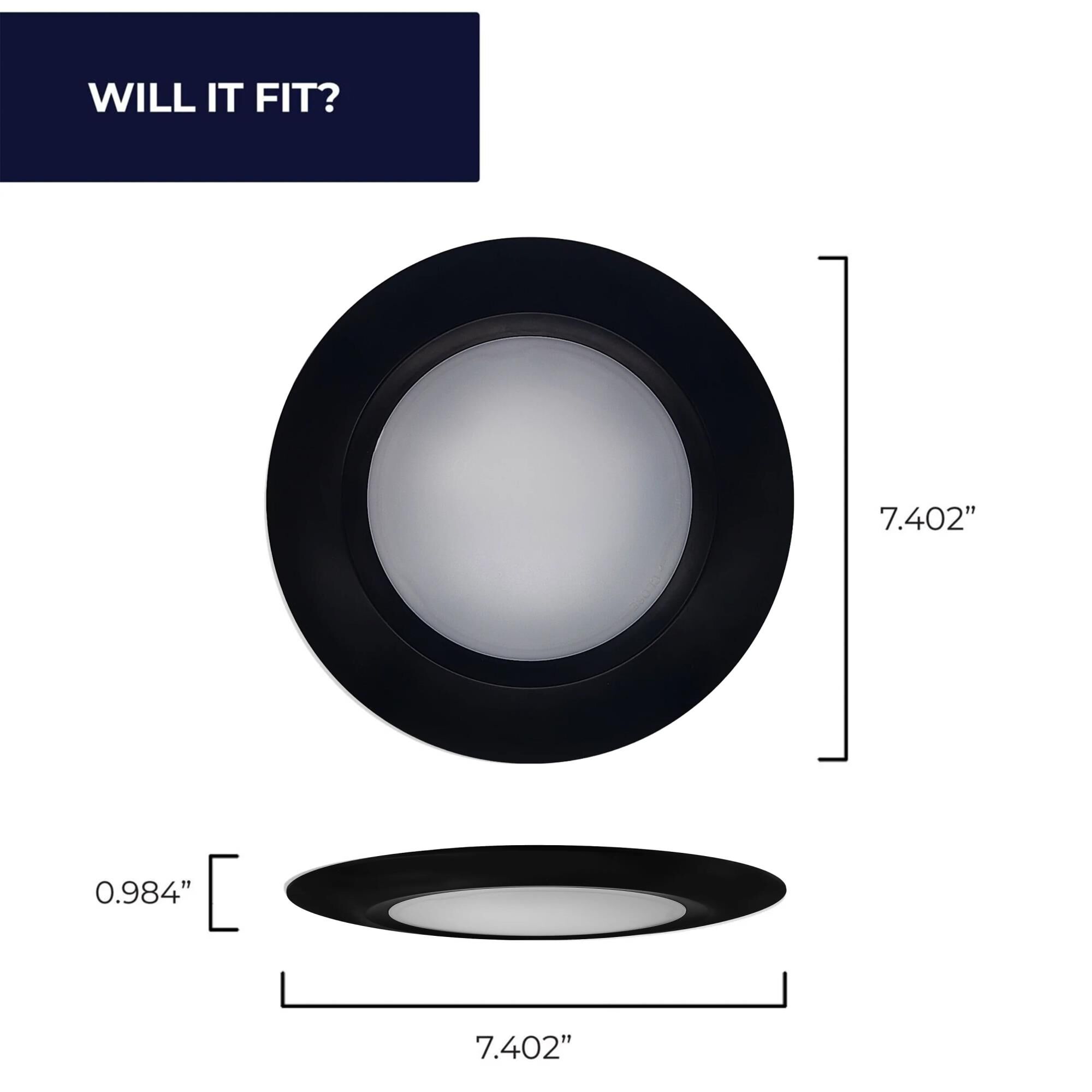 7 Inch Flush Mount by Bulbrite