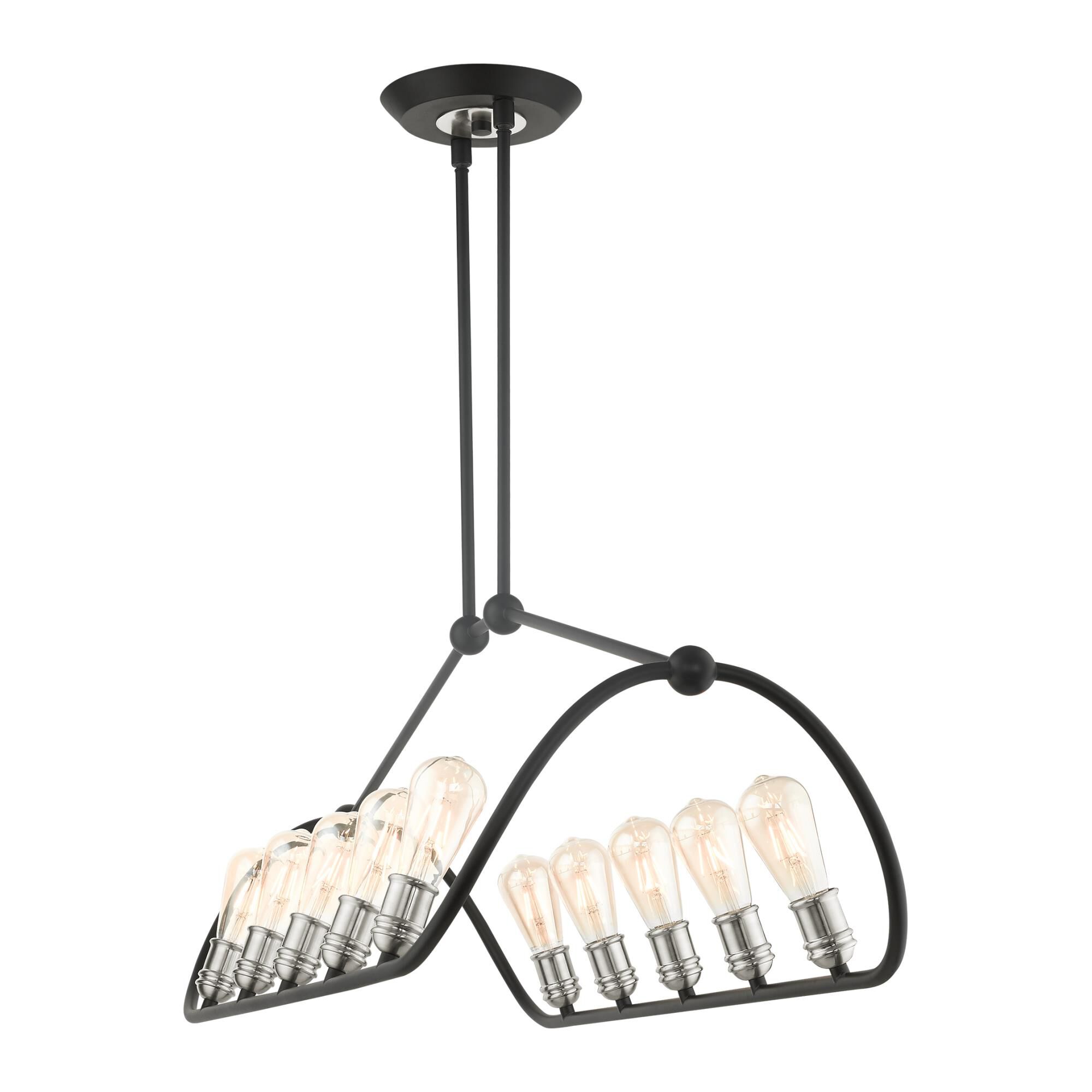 Archer 48 Inch 10 Light Linear Suspension Light by Livex Lighting