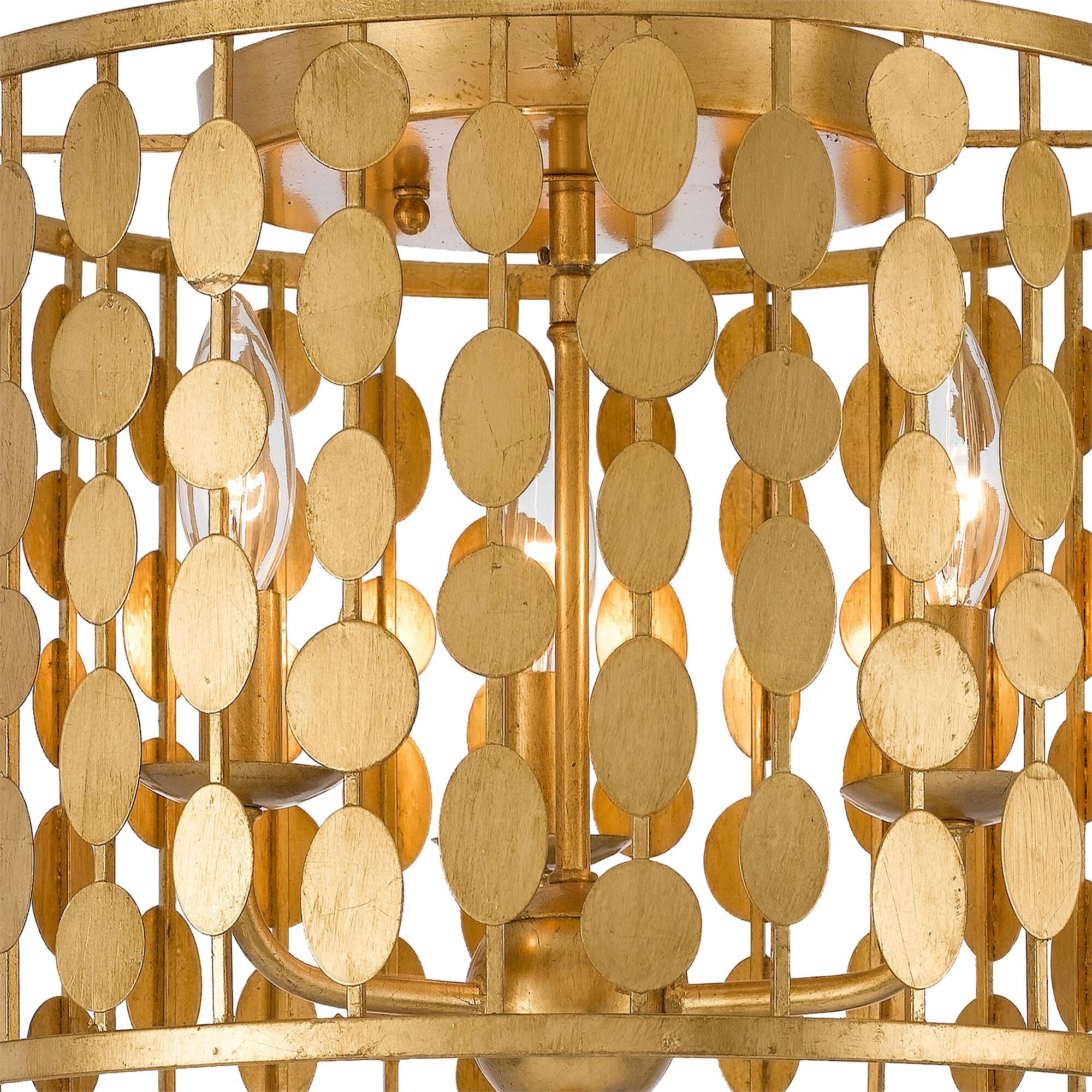 Shown in Antique Gold finish