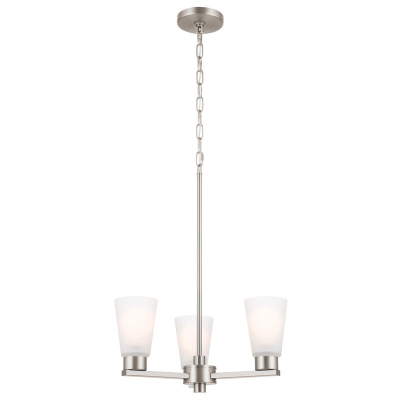 Stamos 18 Inch 3 Light Mini Chandelier by Kichler Lighting