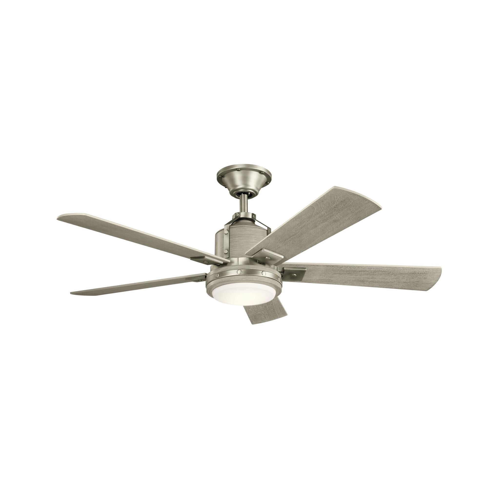 Shown in Brushed Nickel finish and Etched Cased Opal glass