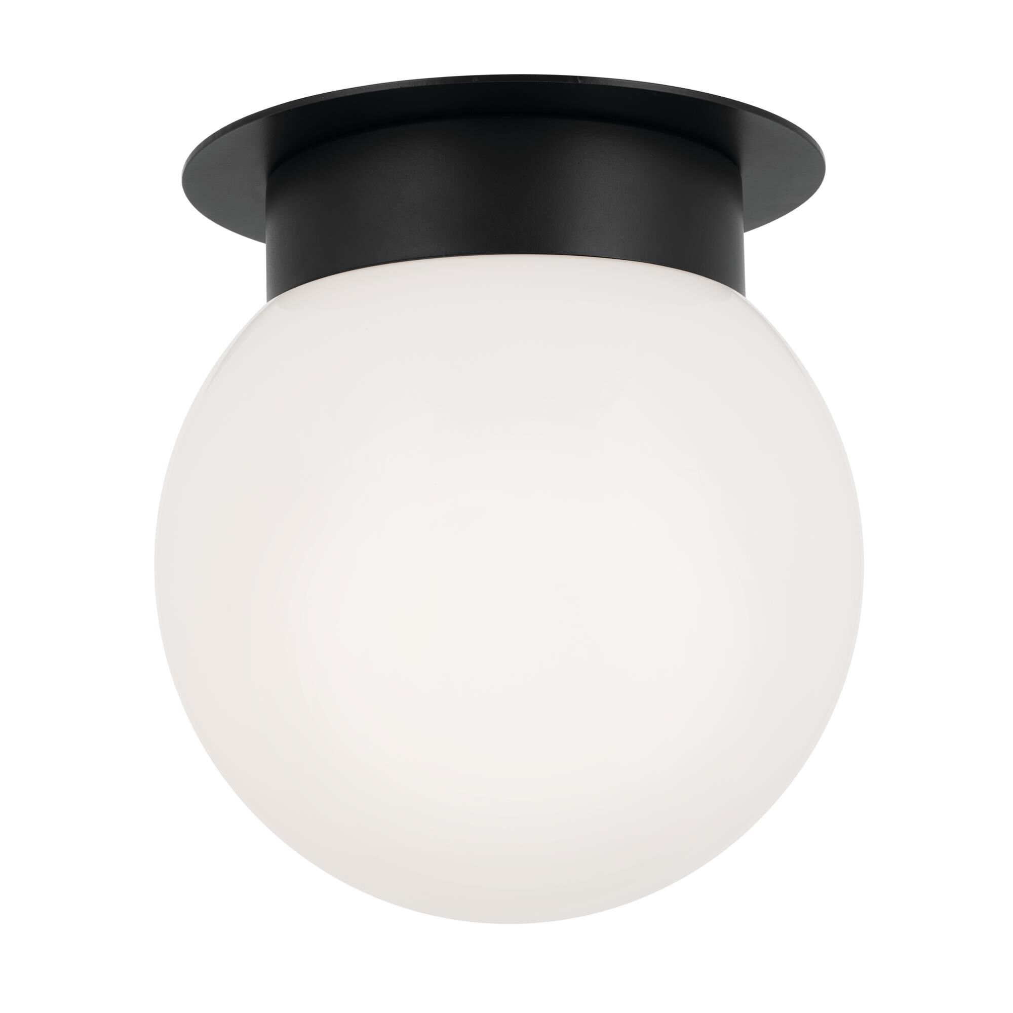 Shown in Black finish and Opal glass