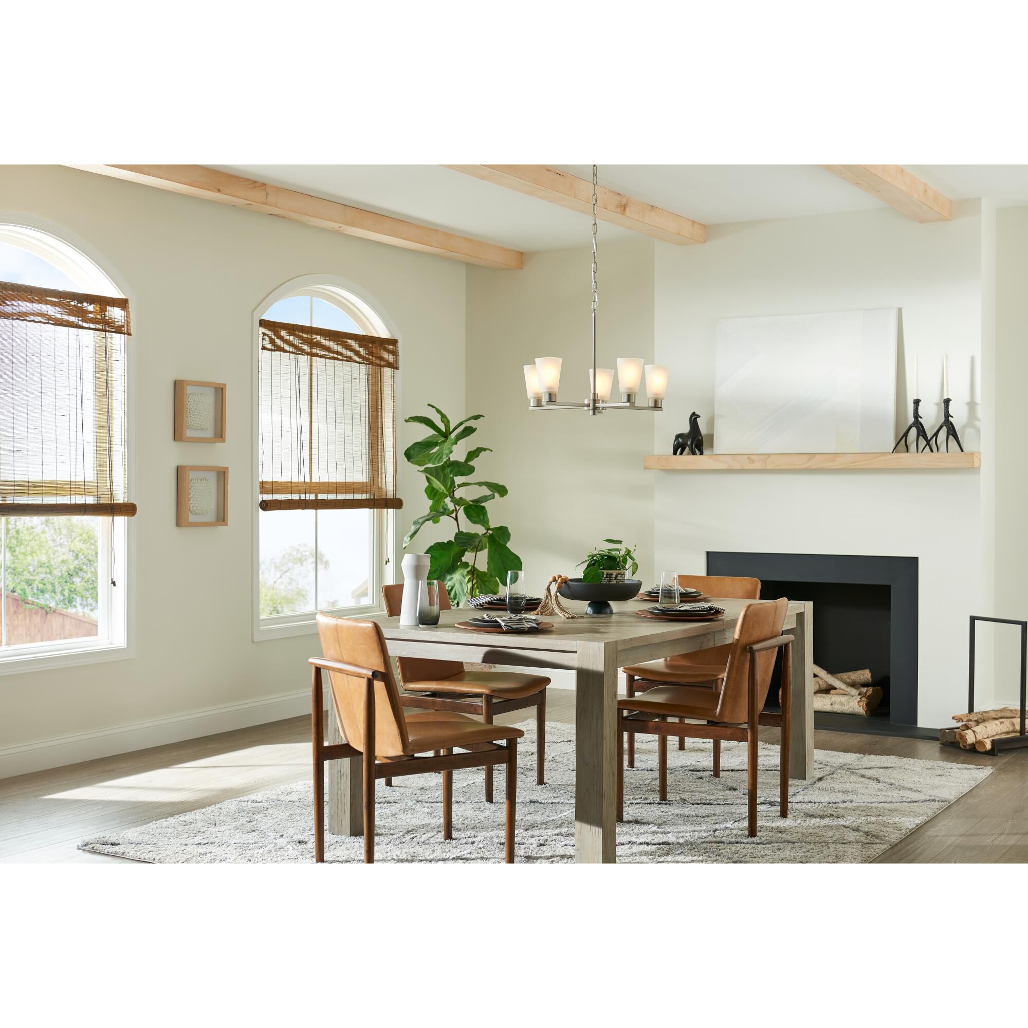 Stamos 24 Inch 5 Light Mini Chandelier by Kichler Lighting