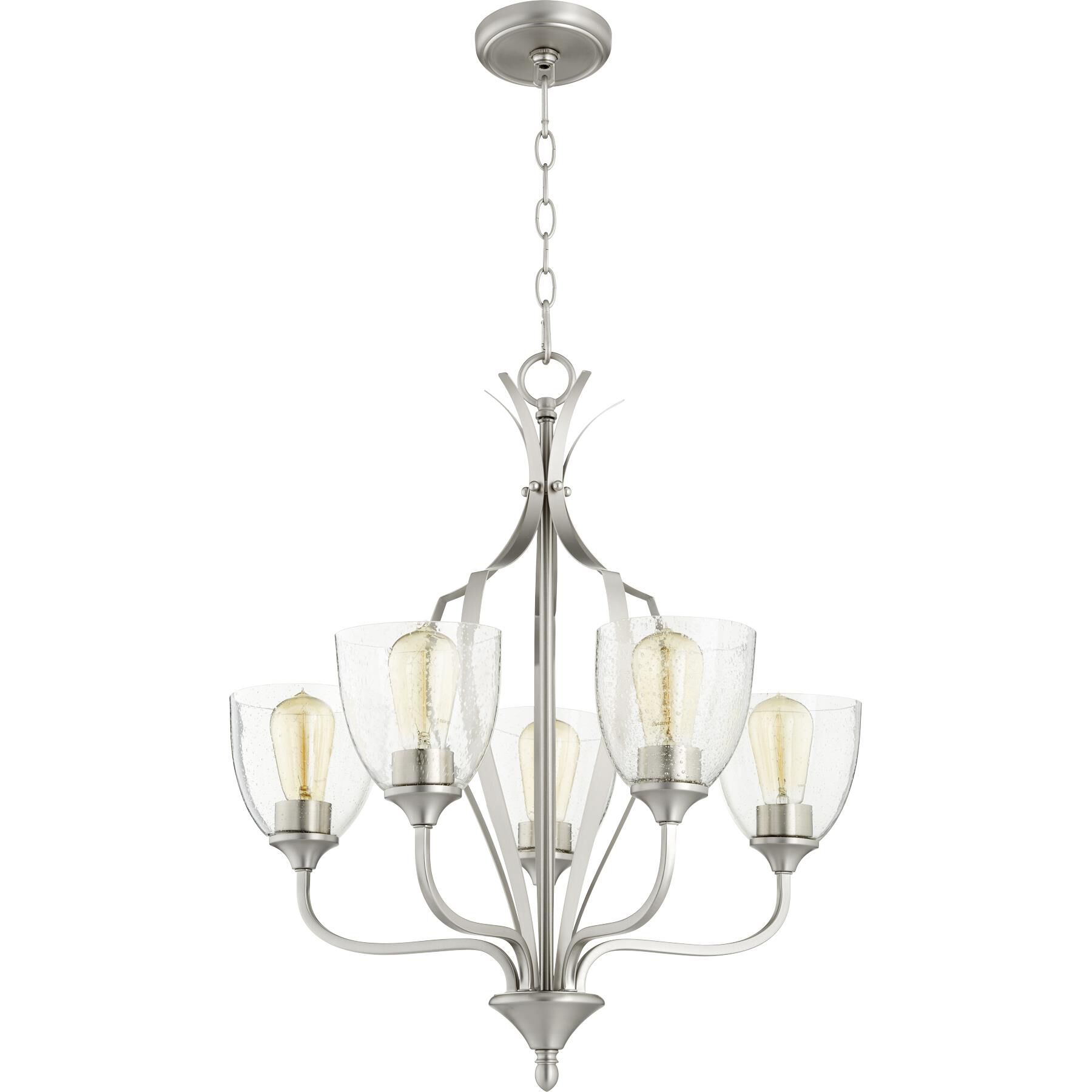 Jardin 24 Inch 5 Light Chandelier by Quorum International