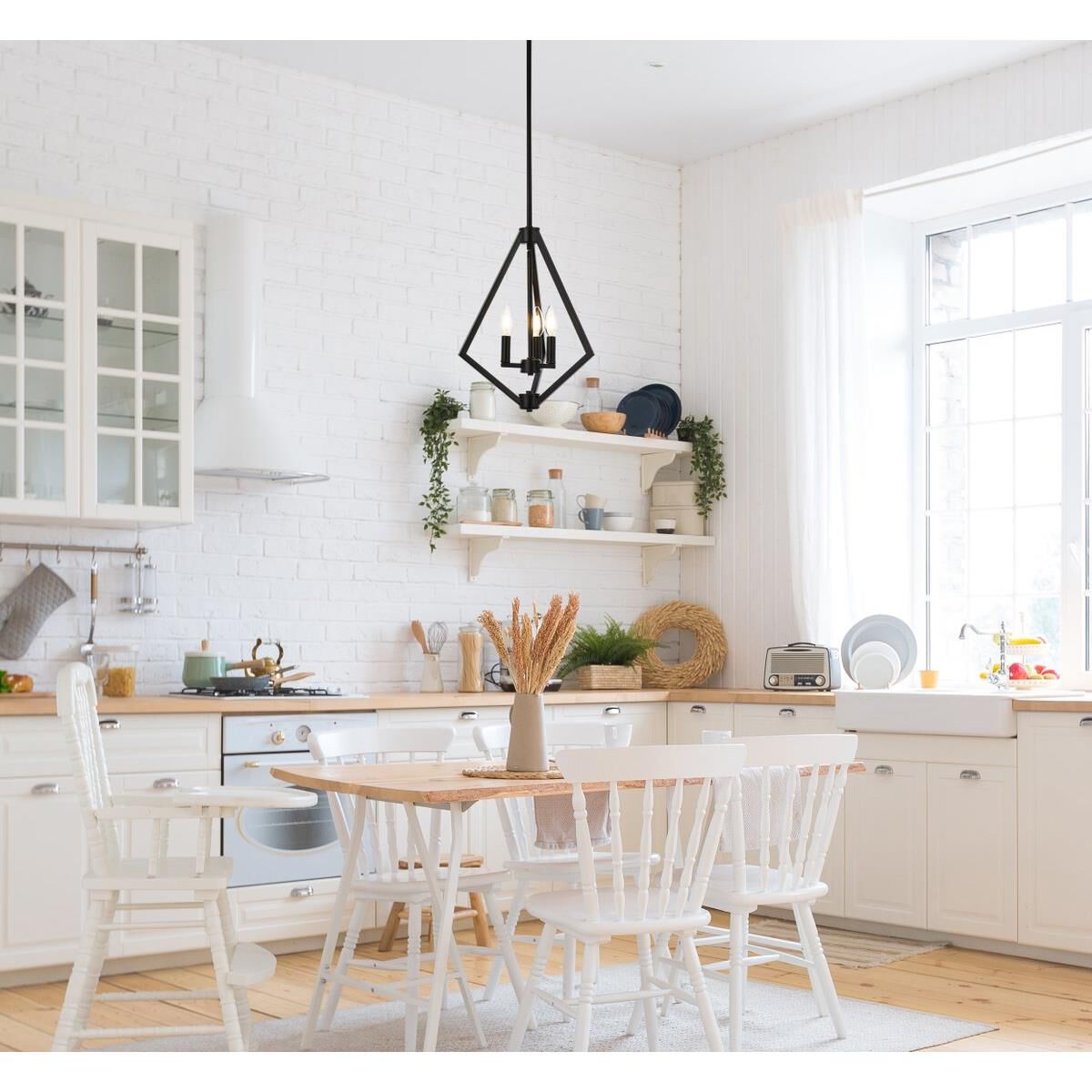 Shown in Black finish