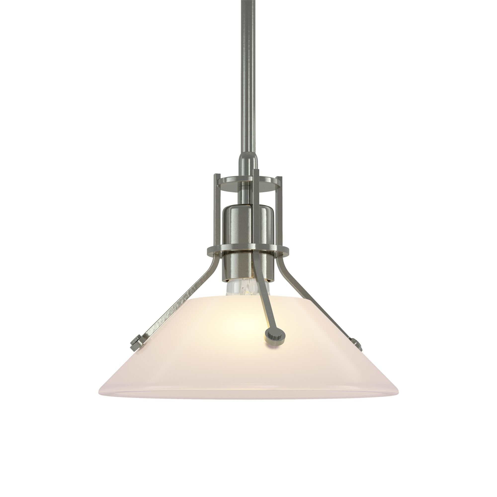 Shown in Sterling finish and Frosted glass