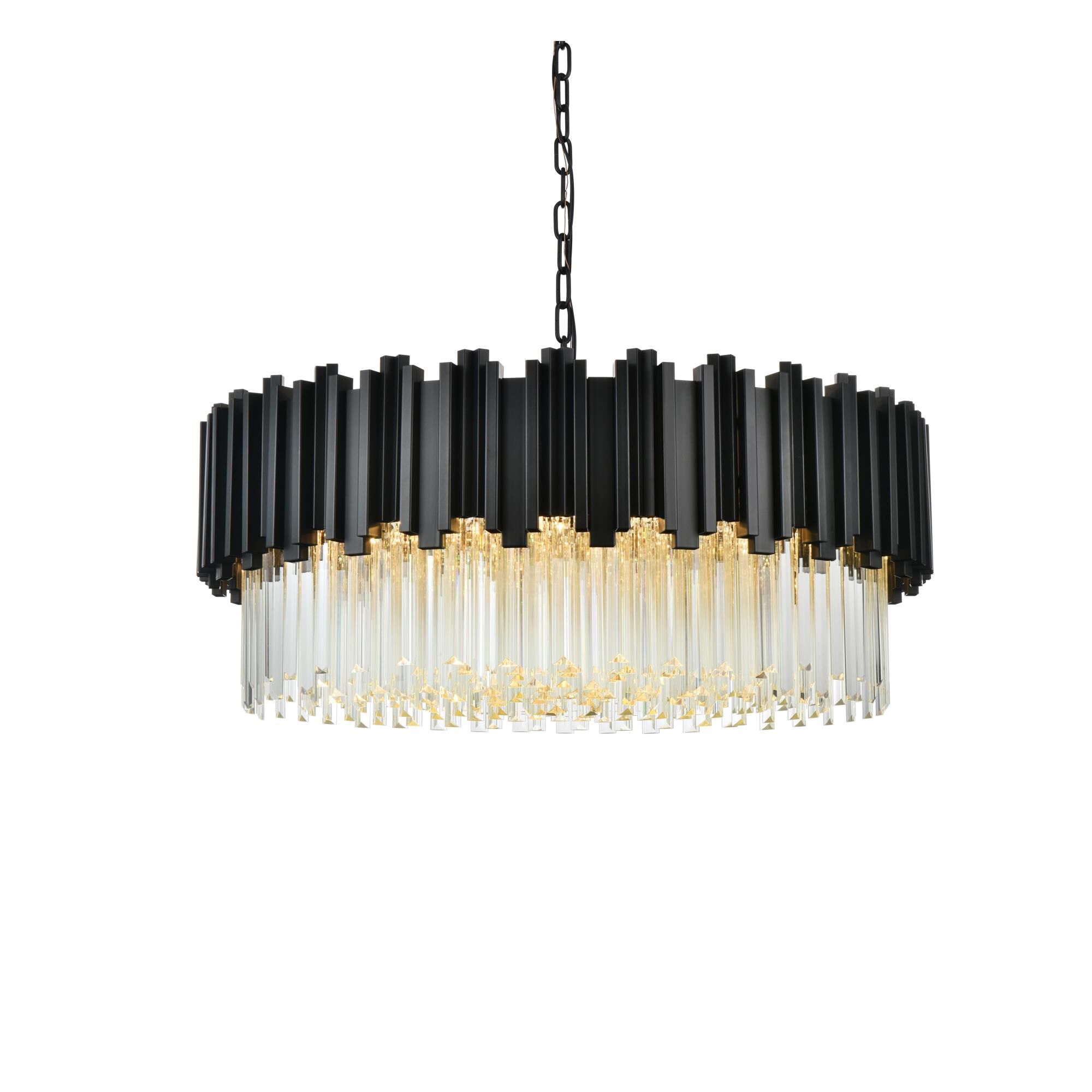 Willow 32 Inch Chandelier by Elegant Lighting