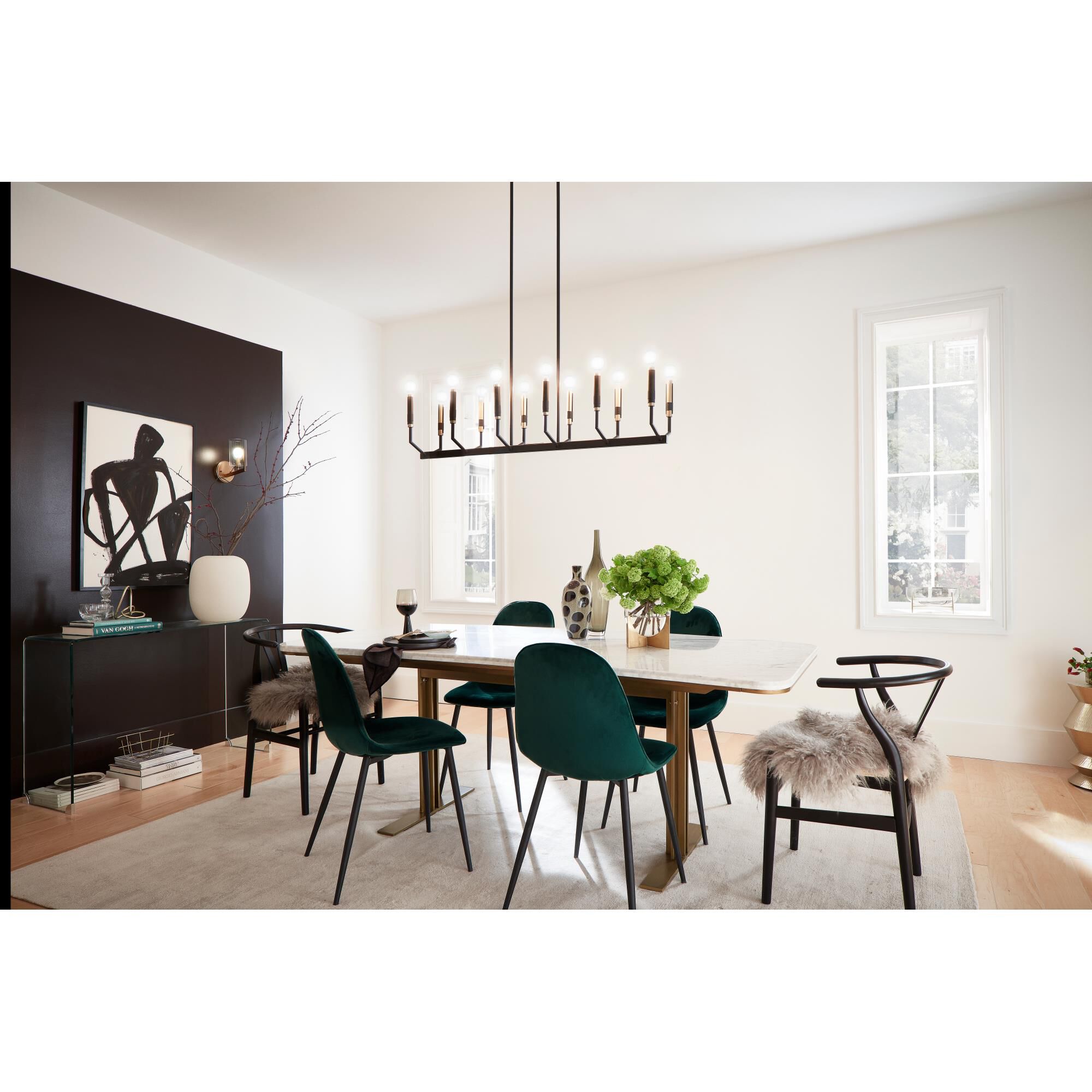 Shown in Black finish