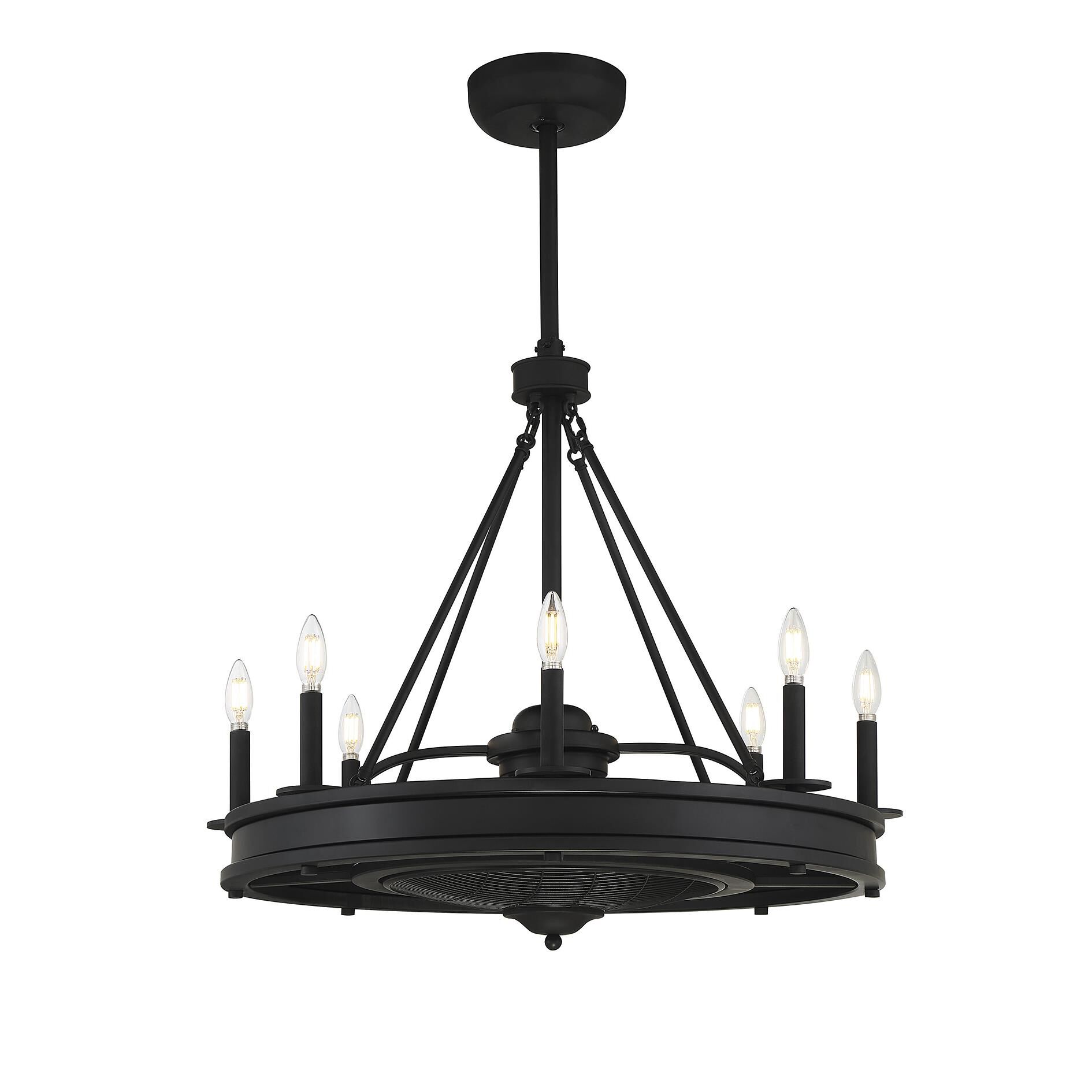 Lyon 30 Inch Chandelier Ceiling Fan by Savoy House