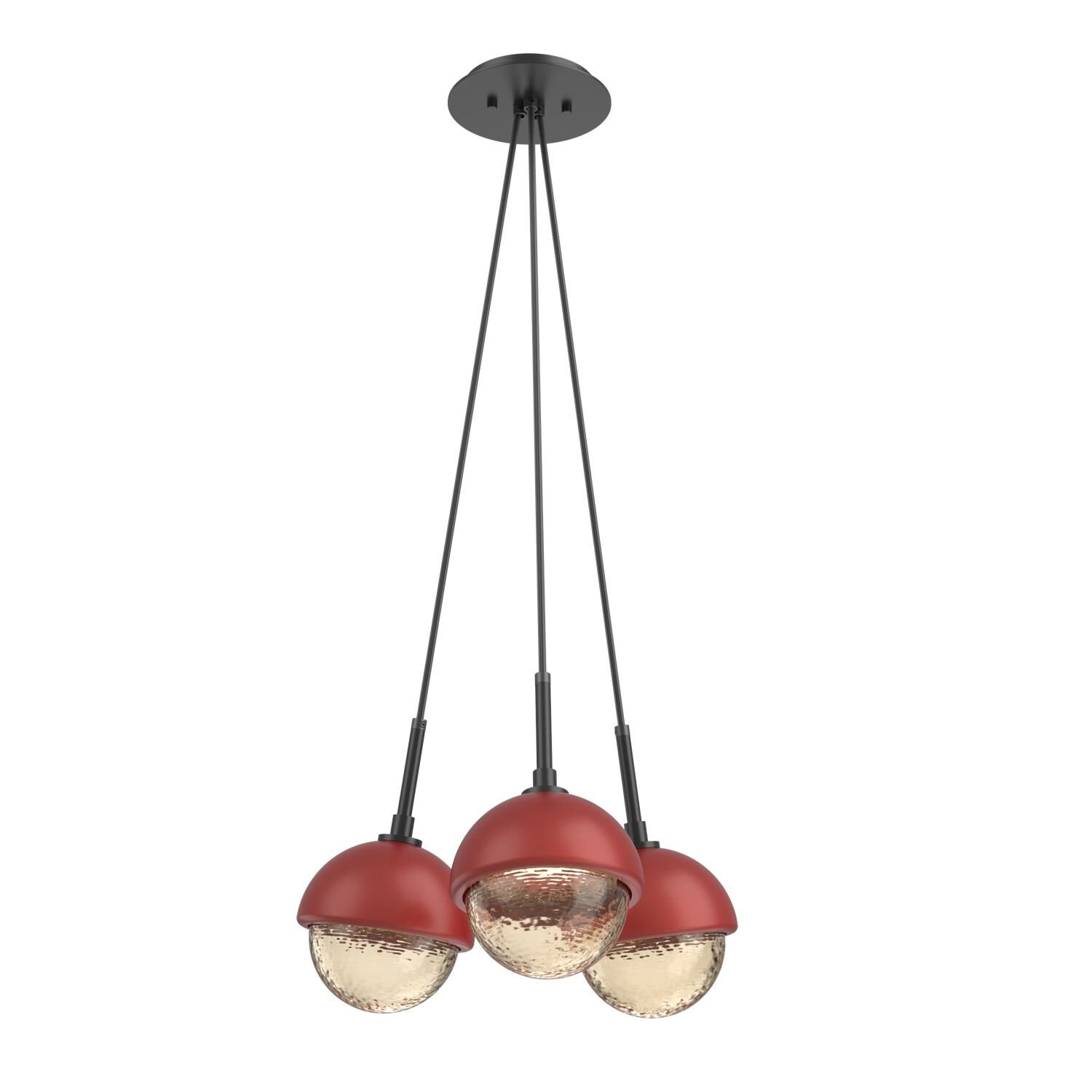 Levi Wilson Cabochon 13 Inch Multi Pendant Light by Hammerton Studio