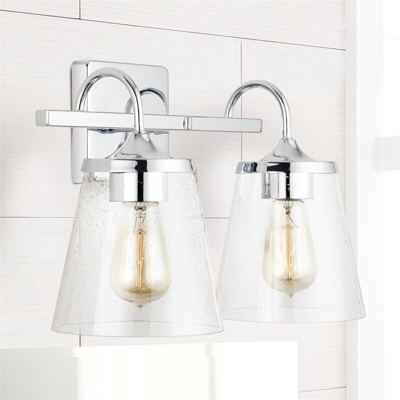Independent 15 Inch 2 Light Bath Vanity Light by Capital Lighting Fixture Company