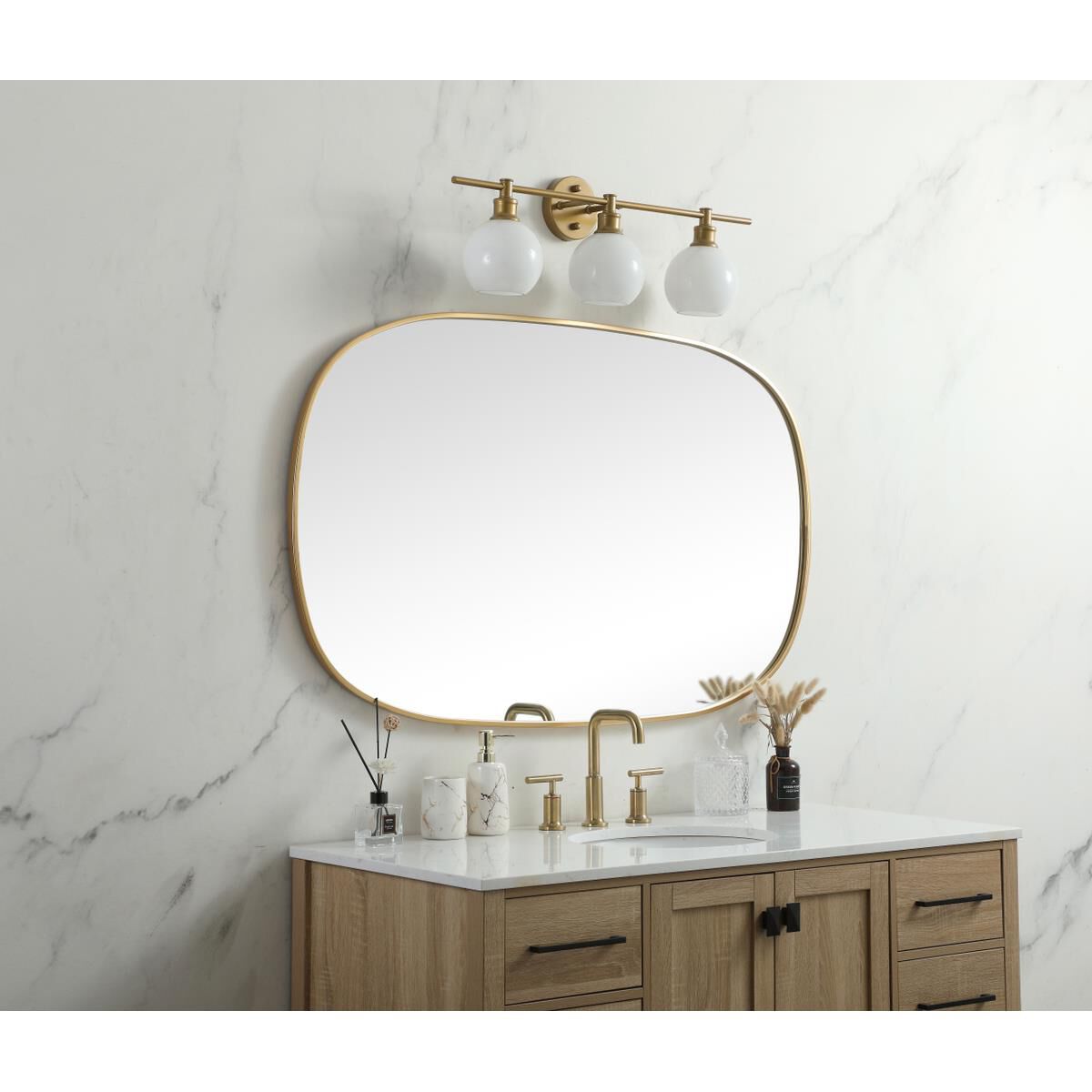 Shown in Brass finish