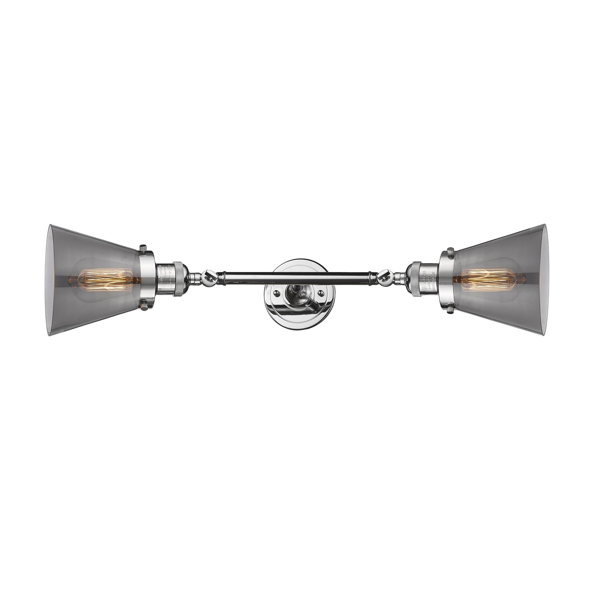 Bruno Marashlian Small Cone 23 Inch 2 Light Bath Vanity Light by Innovations Lighting