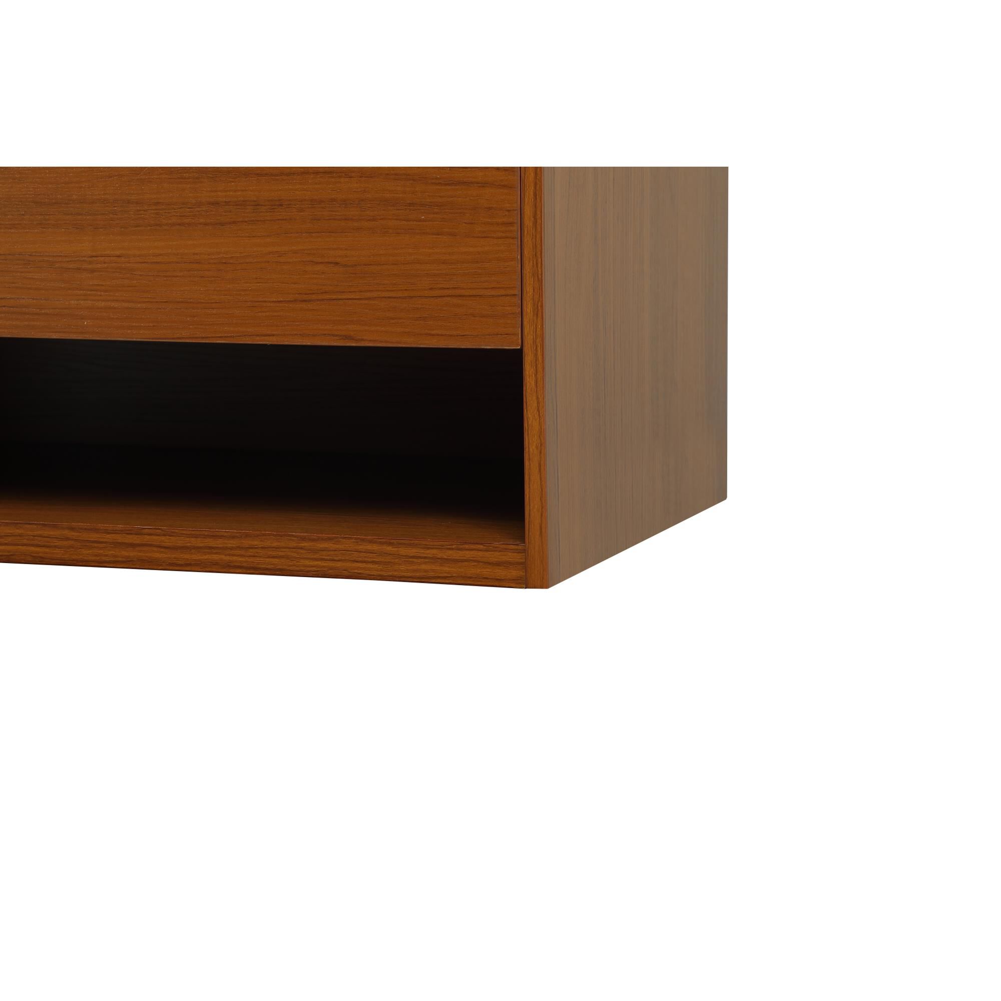 Shown in Teak finish