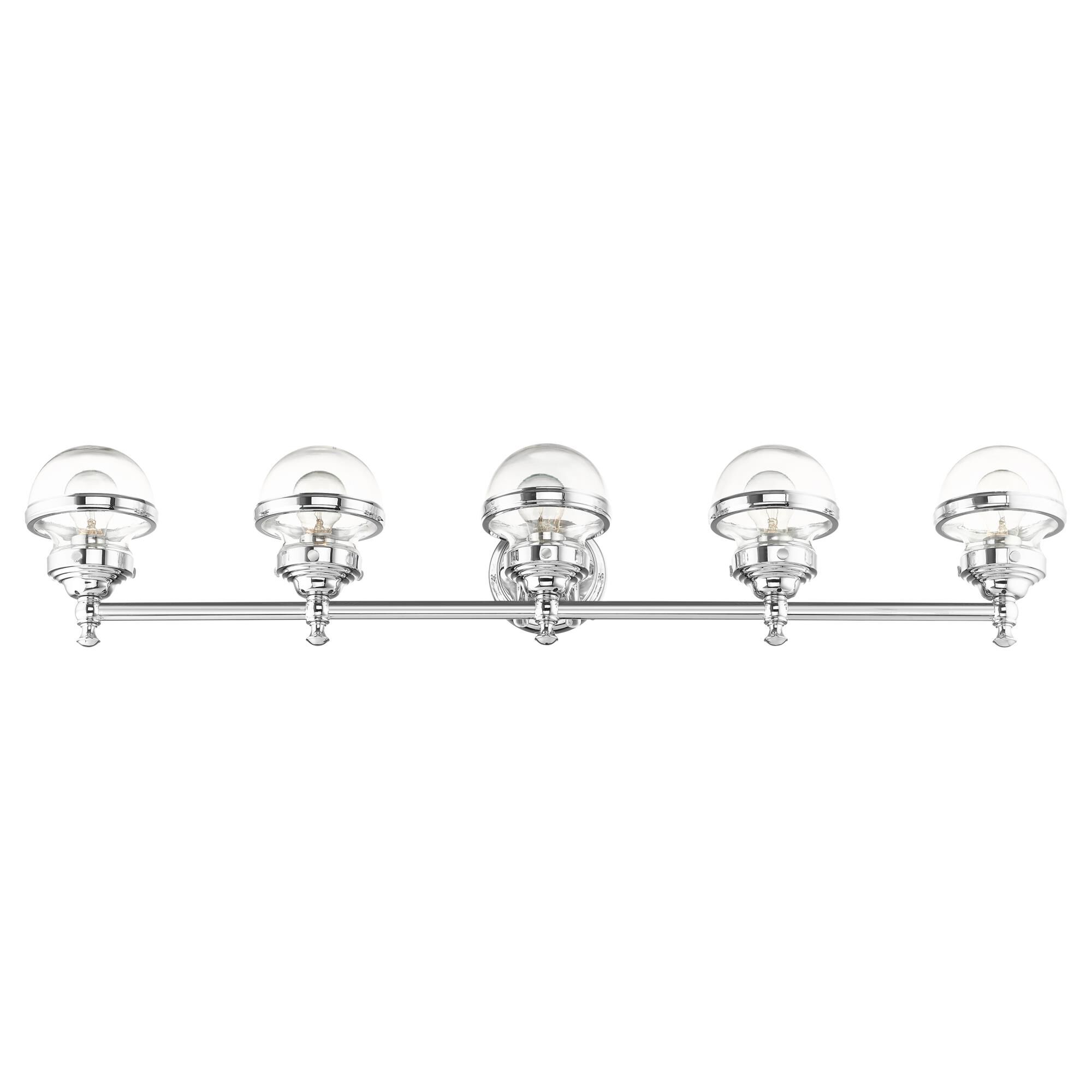 Oldwick 42 Inch 5 Light Bath Vanity Light by Livex Lighting