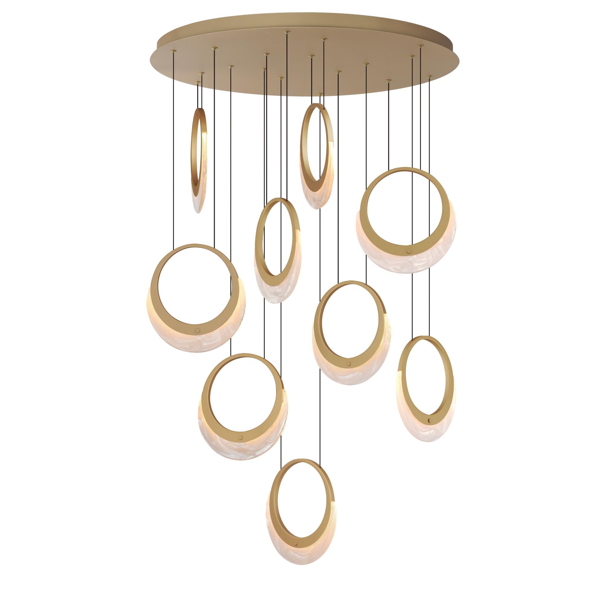 Lyra 29 Inch Multi Light Pendant by ET2 Lighting