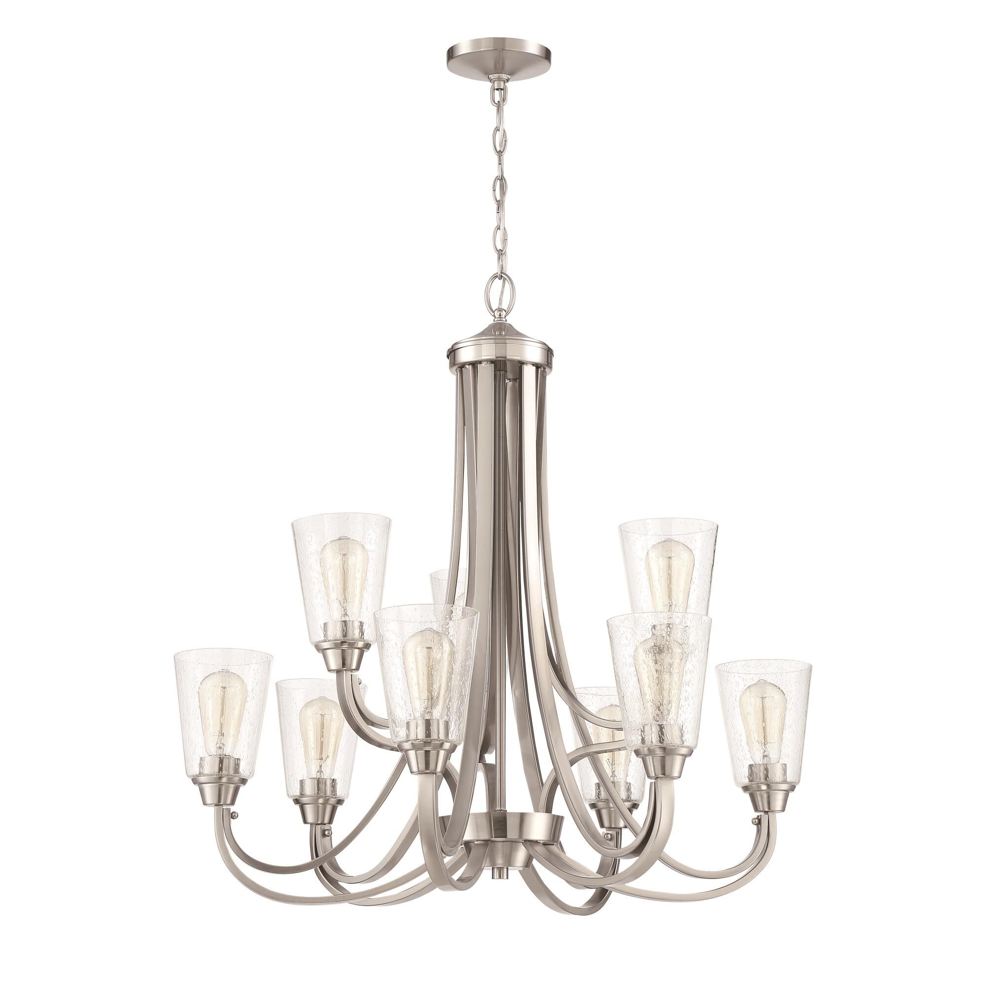 Grace 32 Inch 9 Light Chandelier by Craftmade