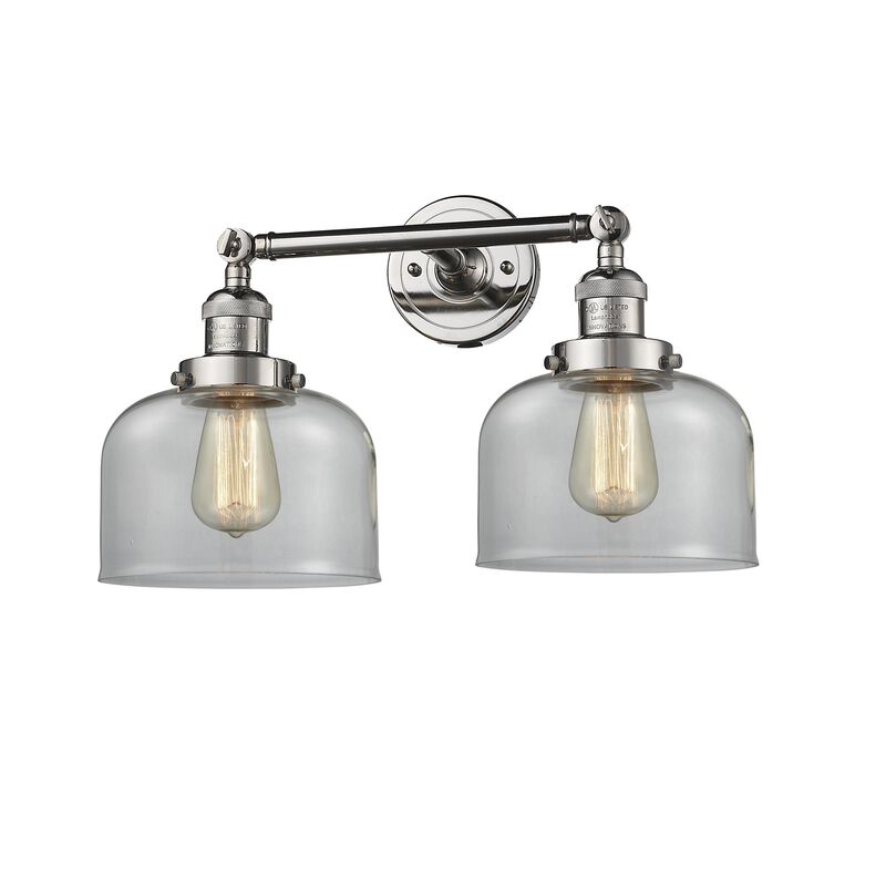 Bruno Marashlian Large Bell 19 Inch 2 Light Bath Vanity Light by Innovations Lighting