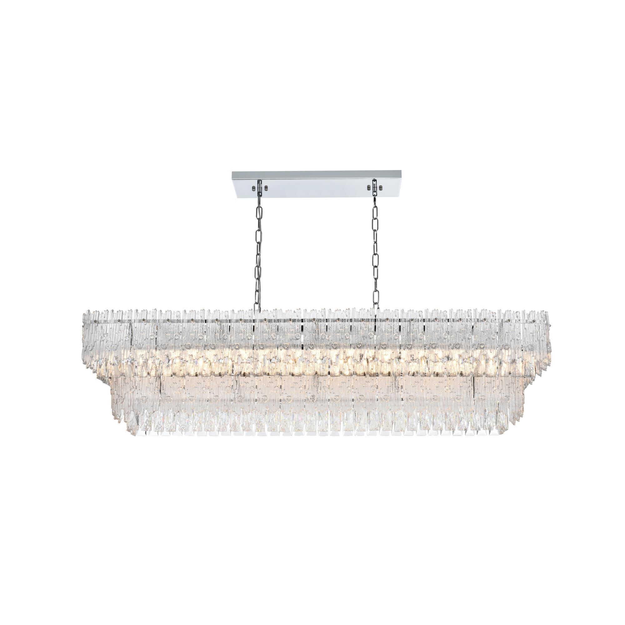 Emilia 50 Inch Linear Suspension Light by Elegant Lighting