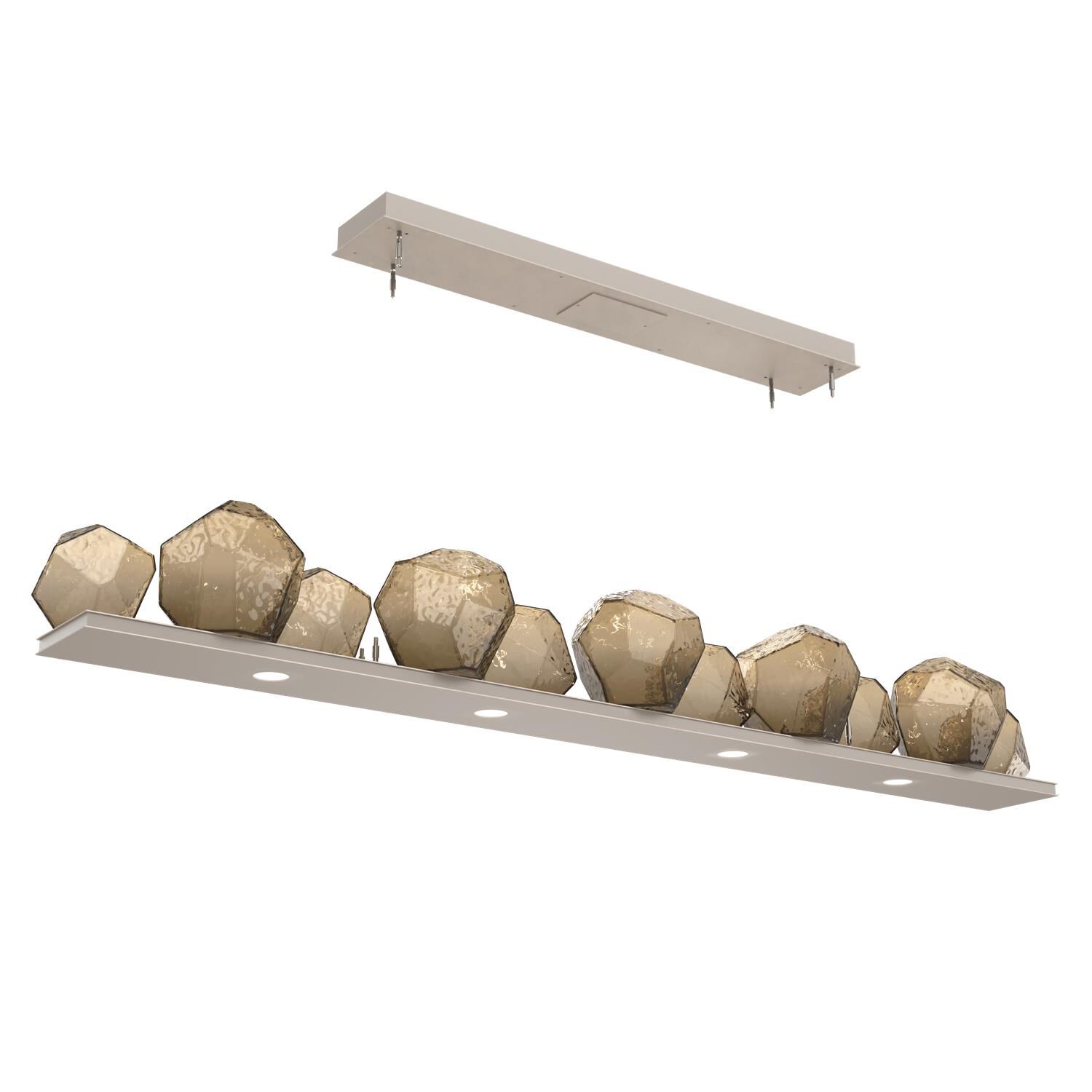 Shown in Beige Silver finish and Bronze glass