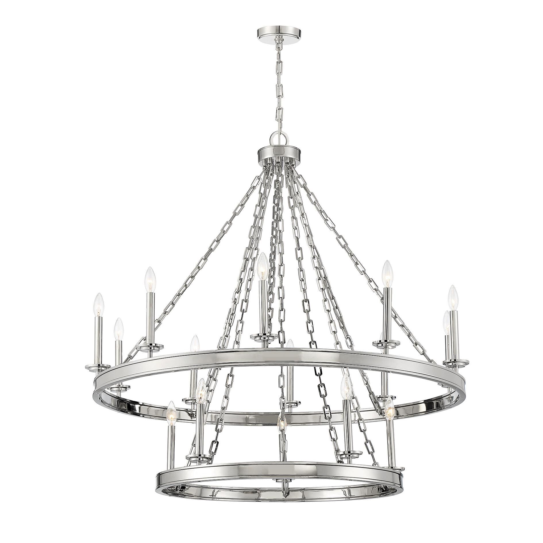 Seville 45 Inch 15 Light Chandelier by Savoy House