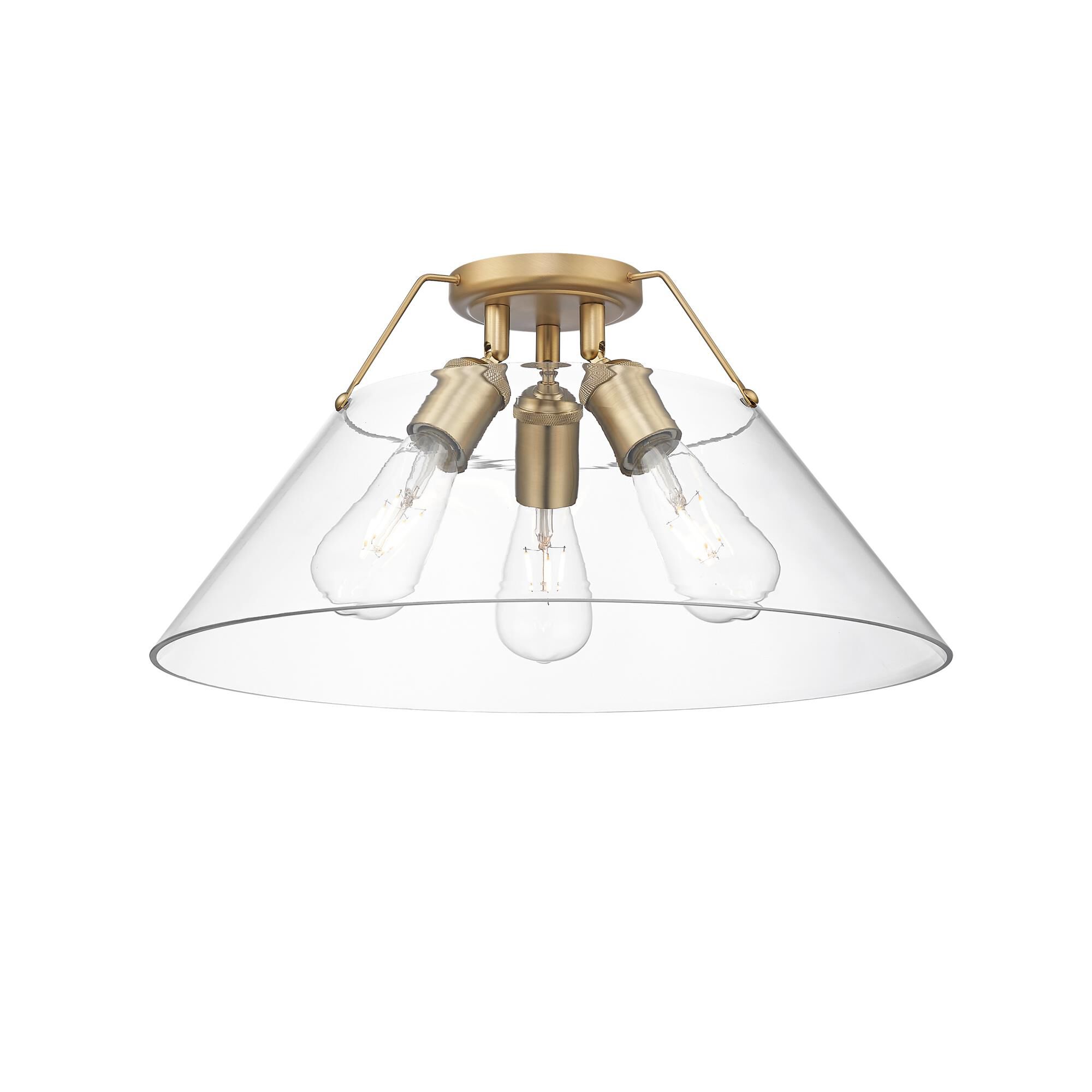 Orwell 19 Inch Semi Flush Mount by Golden Lighting
